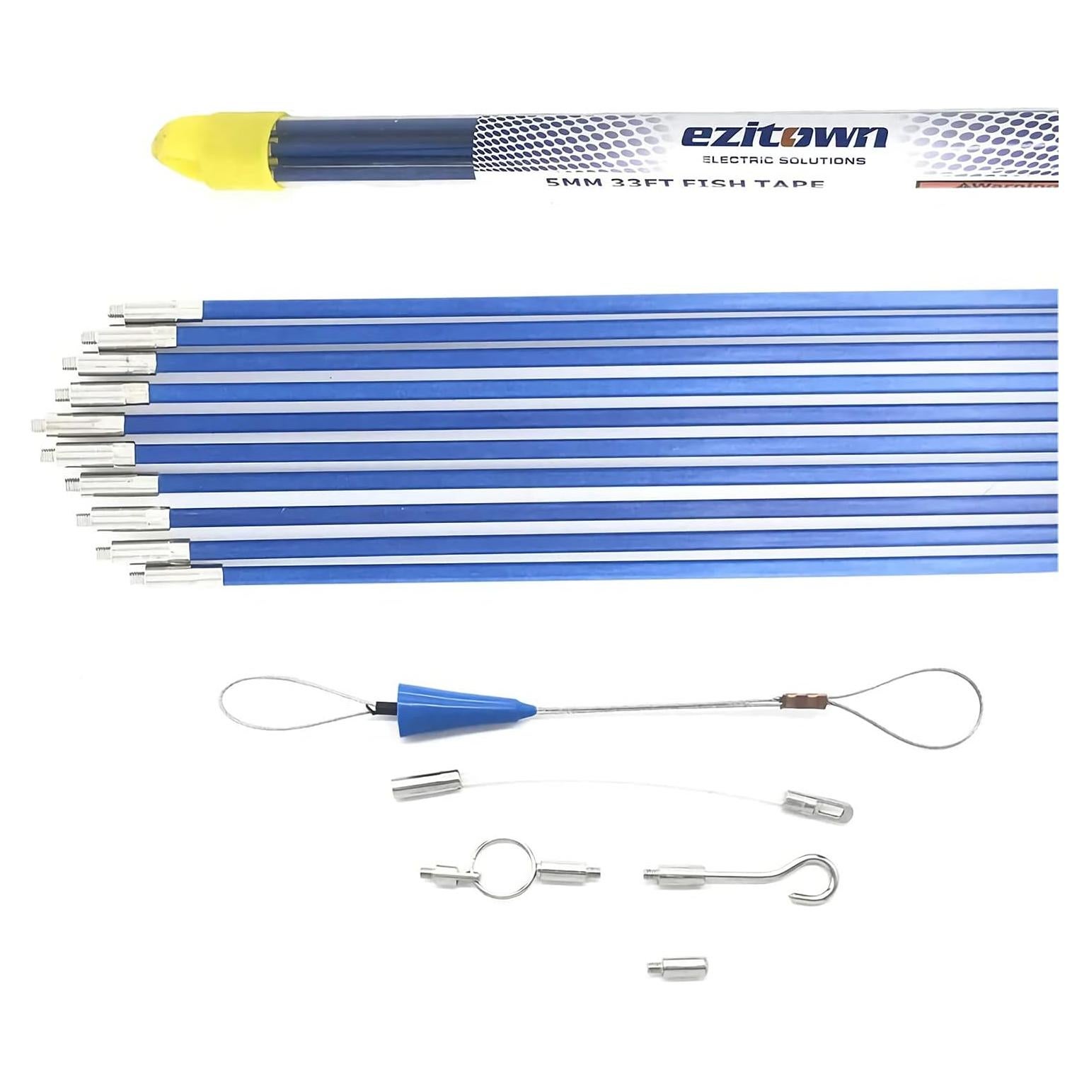 Kit de Cinta de Pescado Fibra de Vidrio Ezitown 4.88 m 5mm