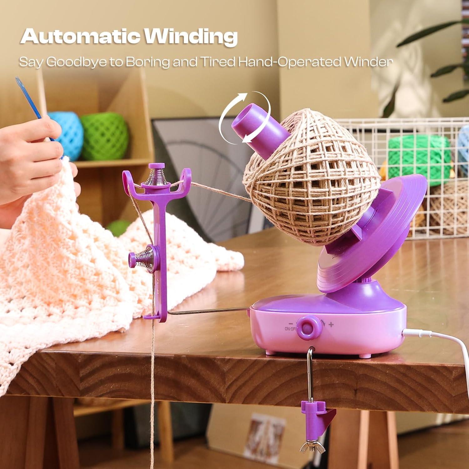 Enrollador de Hilo Eléctrico Caydo Pro 10oz Púrpura