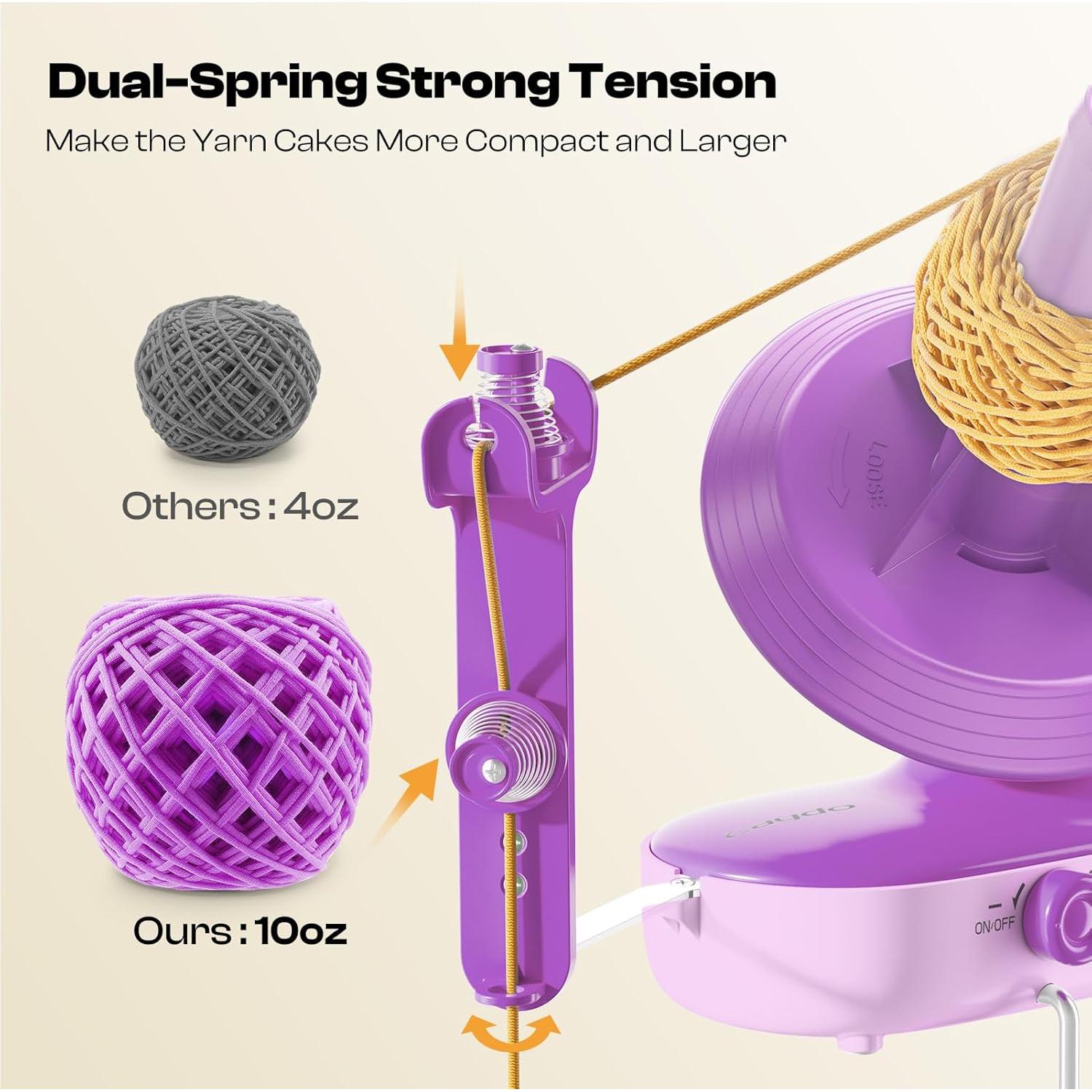 Enrollador de Hilo Eléctrico Caydo Pro 10oz Púrpura