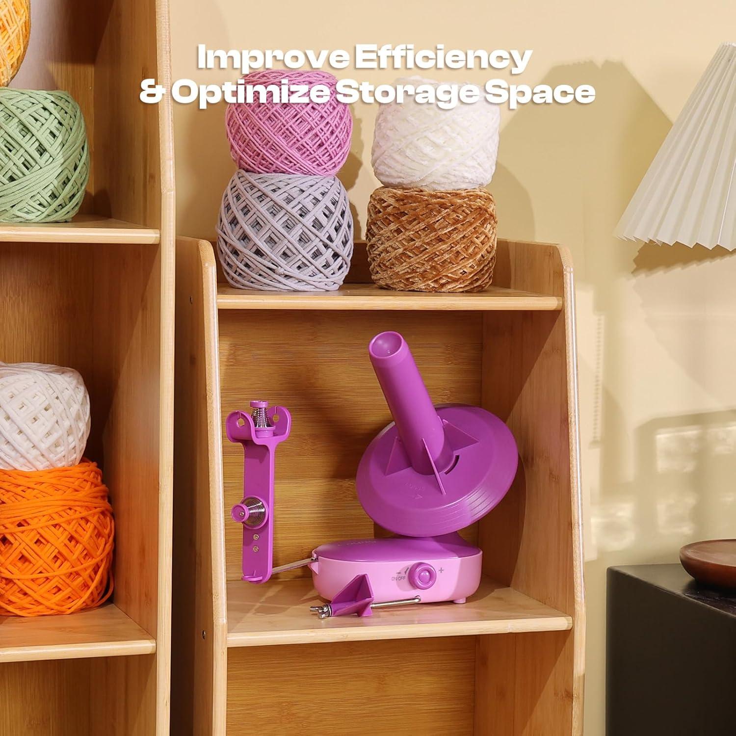 Enrollador de Hilo Eléctrico Caydo Pro 10oz Púrpura