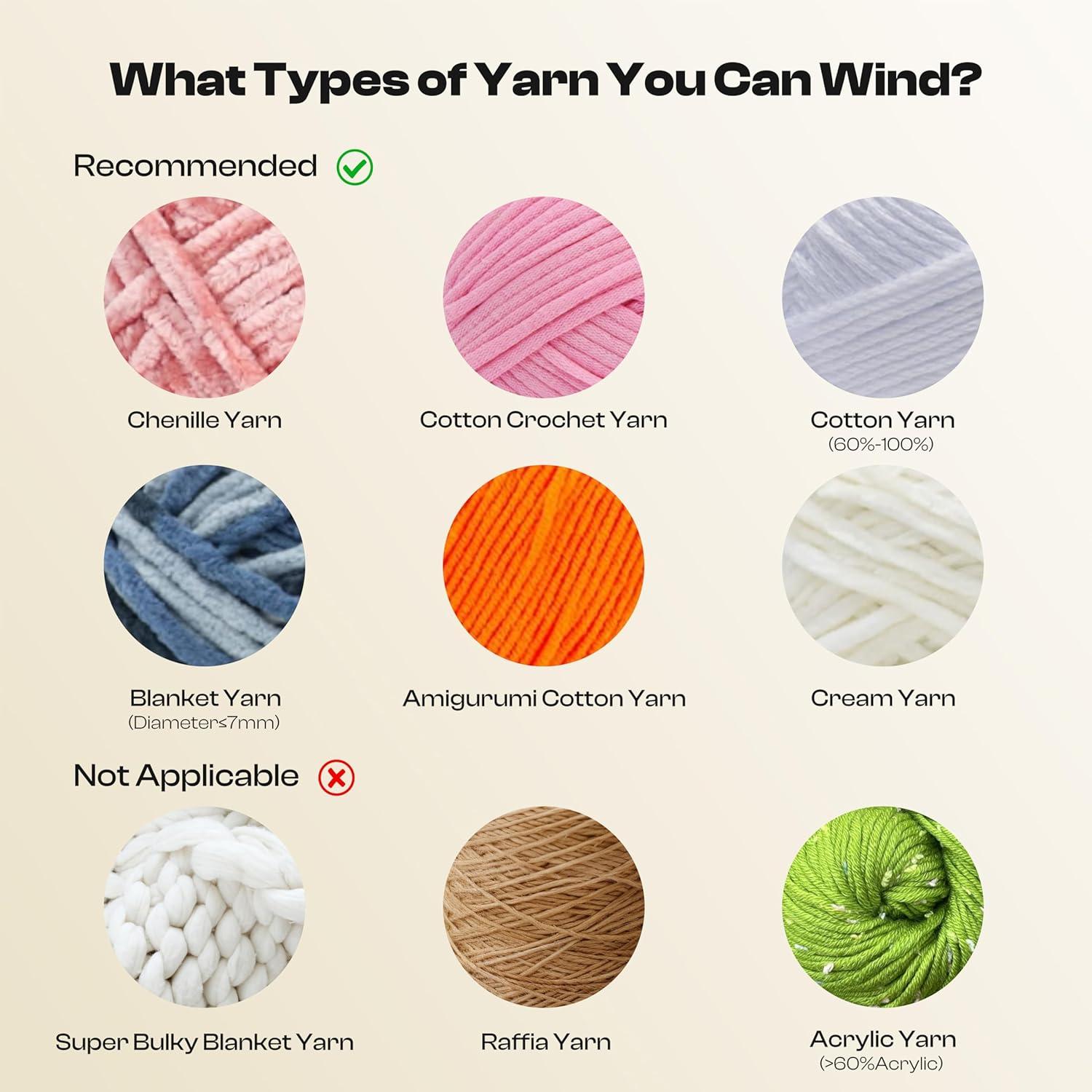 Enrollador de Hilo Eléctrico Caydo Pro 10oz Púrpura