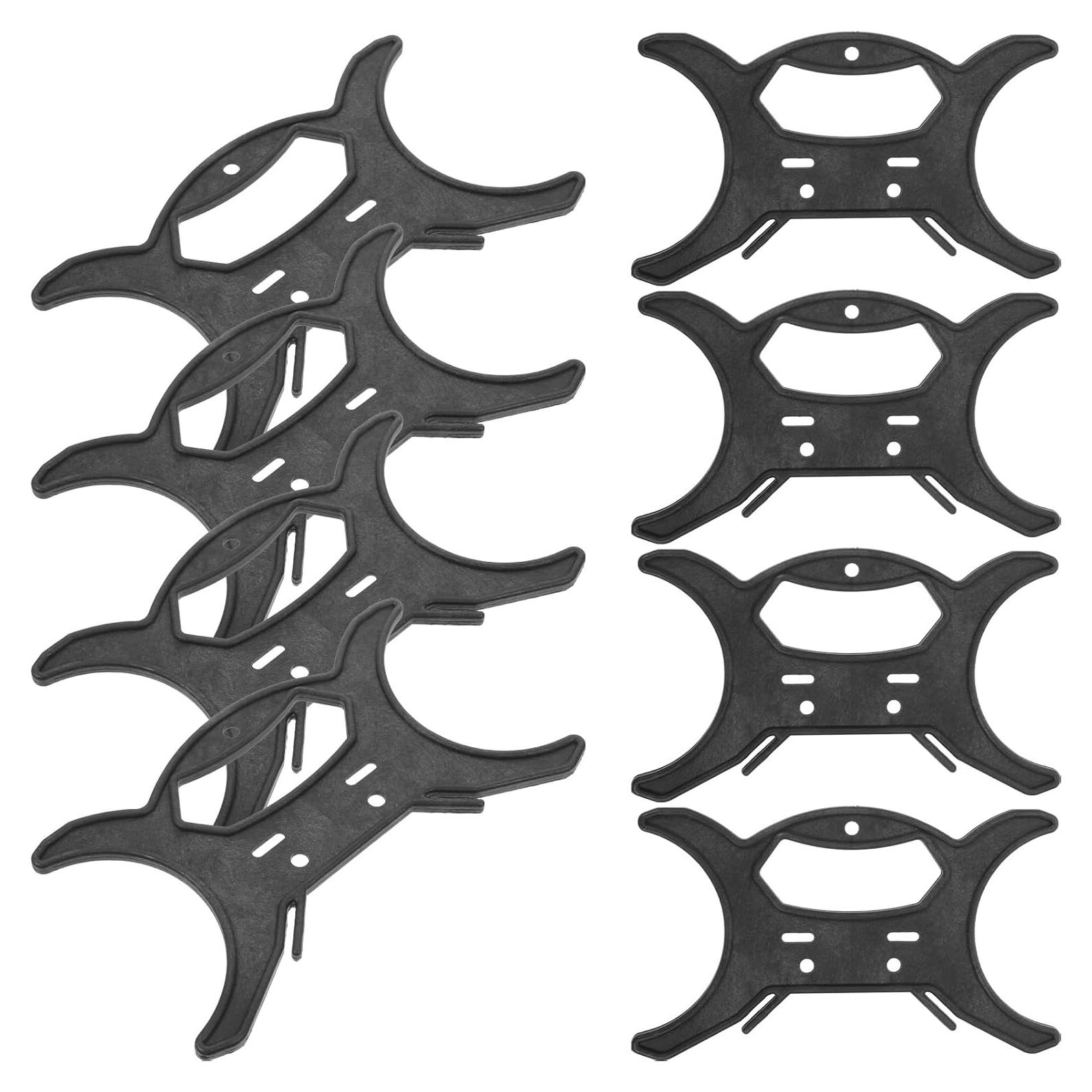 Garneck Enrollador de Cuerda 8 PCS Soporte Almacenamiento Negro