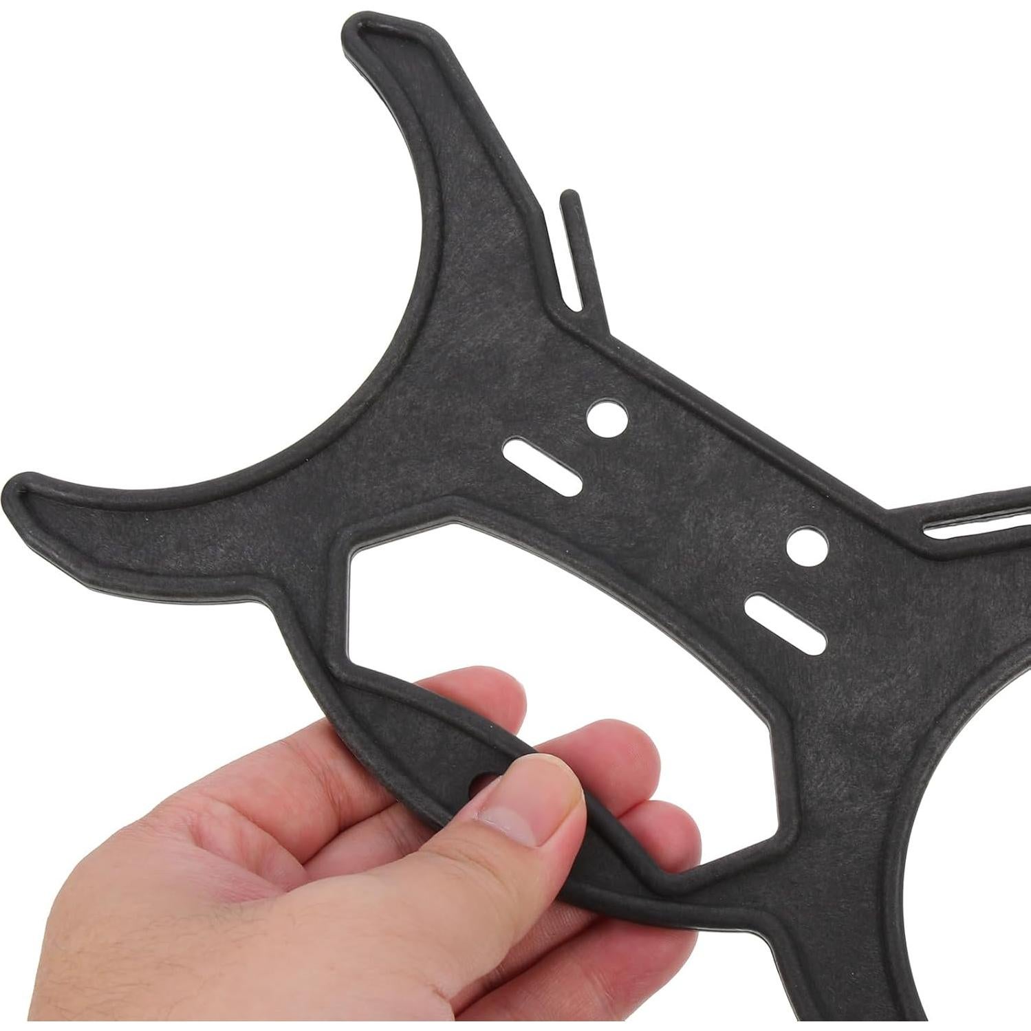 Garneck Enrollador de Cuerda 8 PCS Soporte Almacenamiento Negro