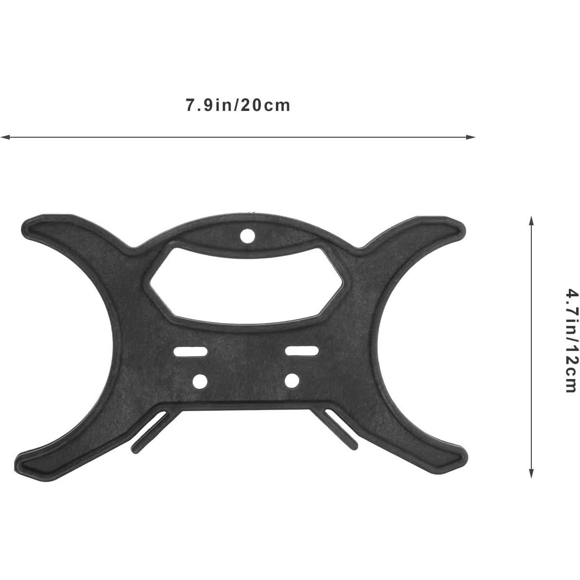 Garneck Enrollador de Cuerda 8 PCS Soporte Almacenamiento Negro
