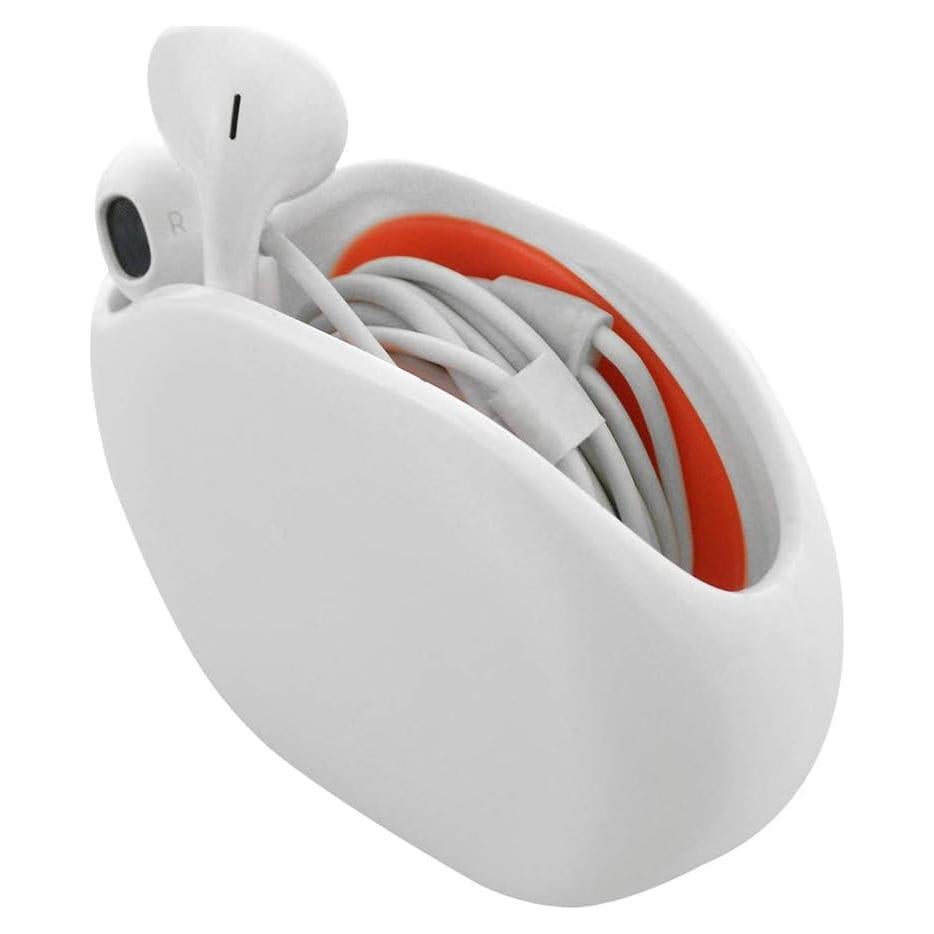 Caja de Almacenamiento para Auriculares in-Ear Geekria Blanco