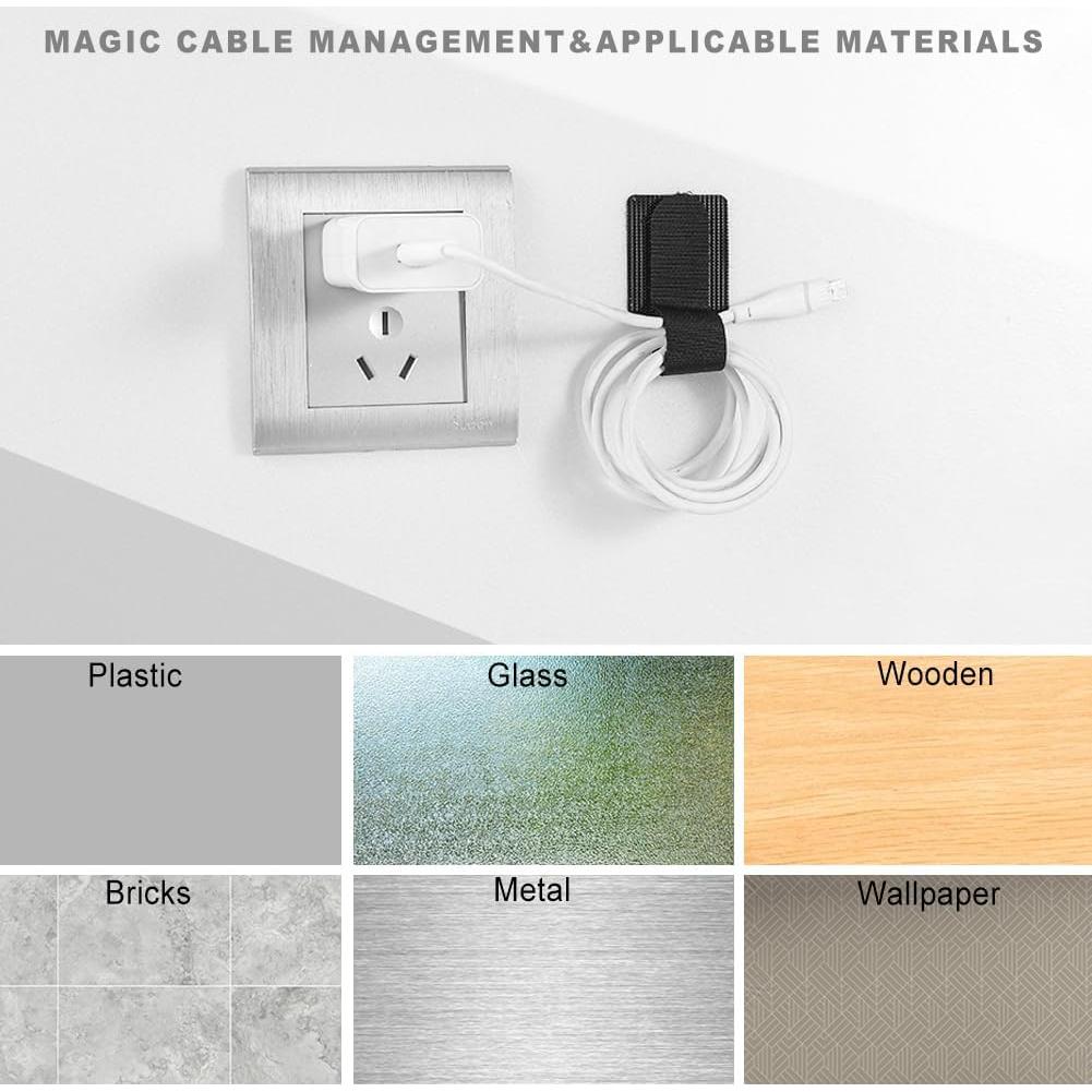 Organizador de Cables Adhesivo APOTOU - 14PCS para Cocina