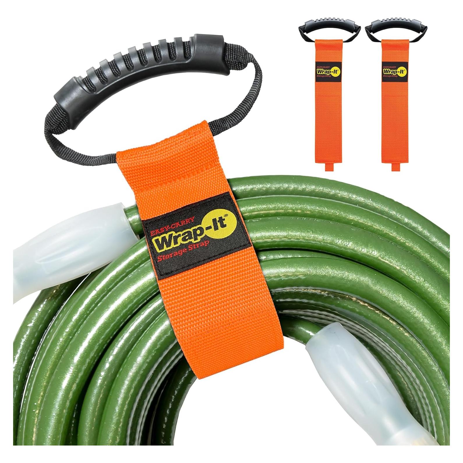 Correa de Almacenamiento Wrap-It 28" Naranja Brillante - 2 Piezas