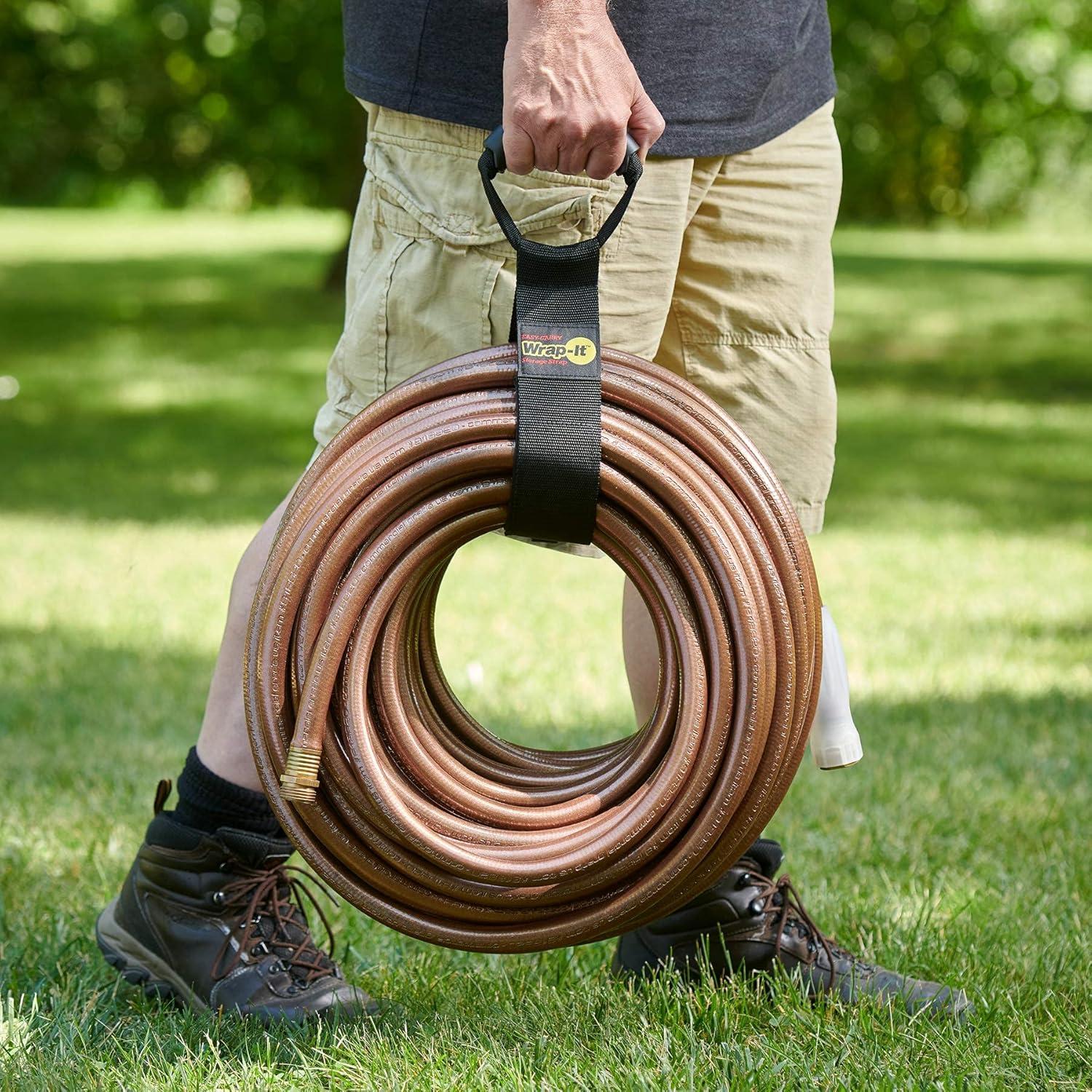 Correa de Almacenamiento Wrap-It 28" Naranja Brillante - 2 Piezas