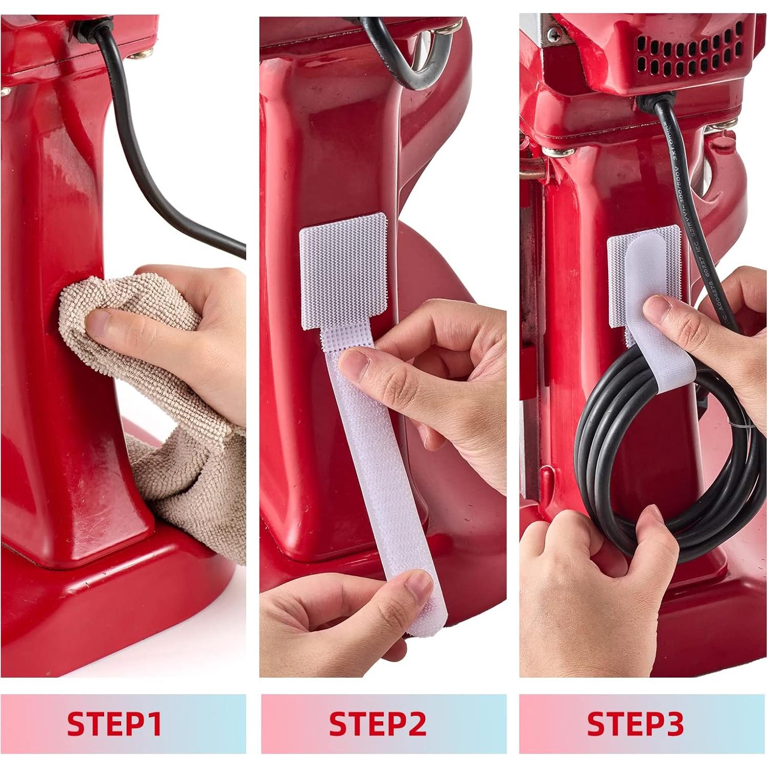 Organizador de Cables SUITMAT 12 Paquete para Electrodomésticos