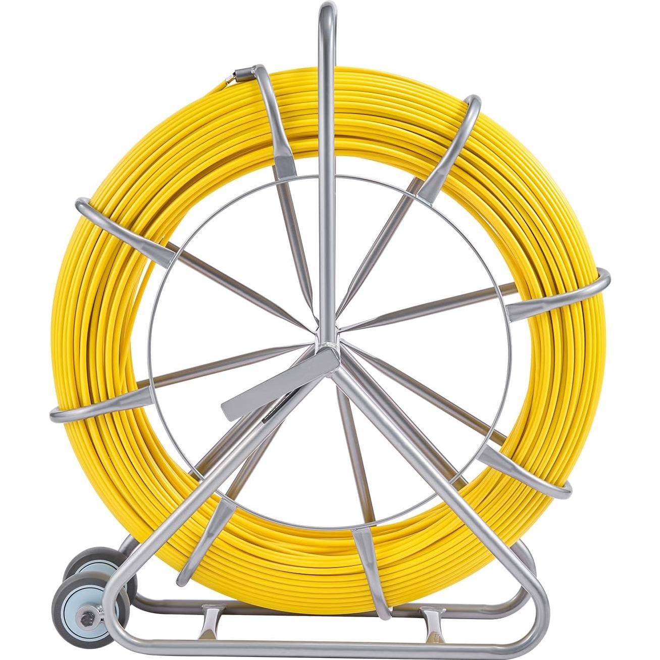 Cinta de Pesca VEVOR 200 m Fibra de Vidrio 8 mm Extractor