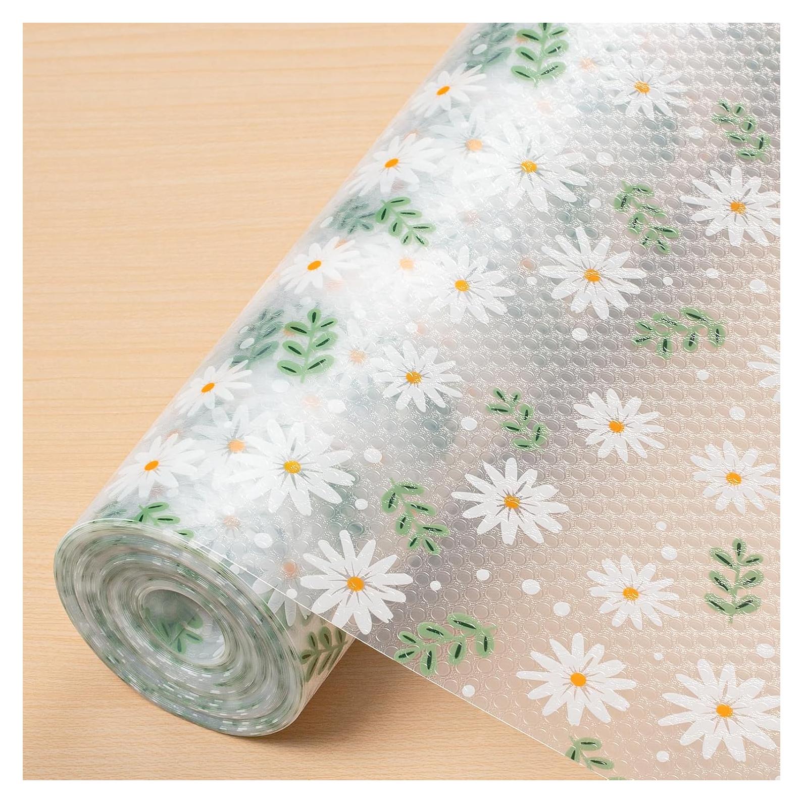 Forro de Estante Cooyes 30x300 cm EVA Antideslizante Floral