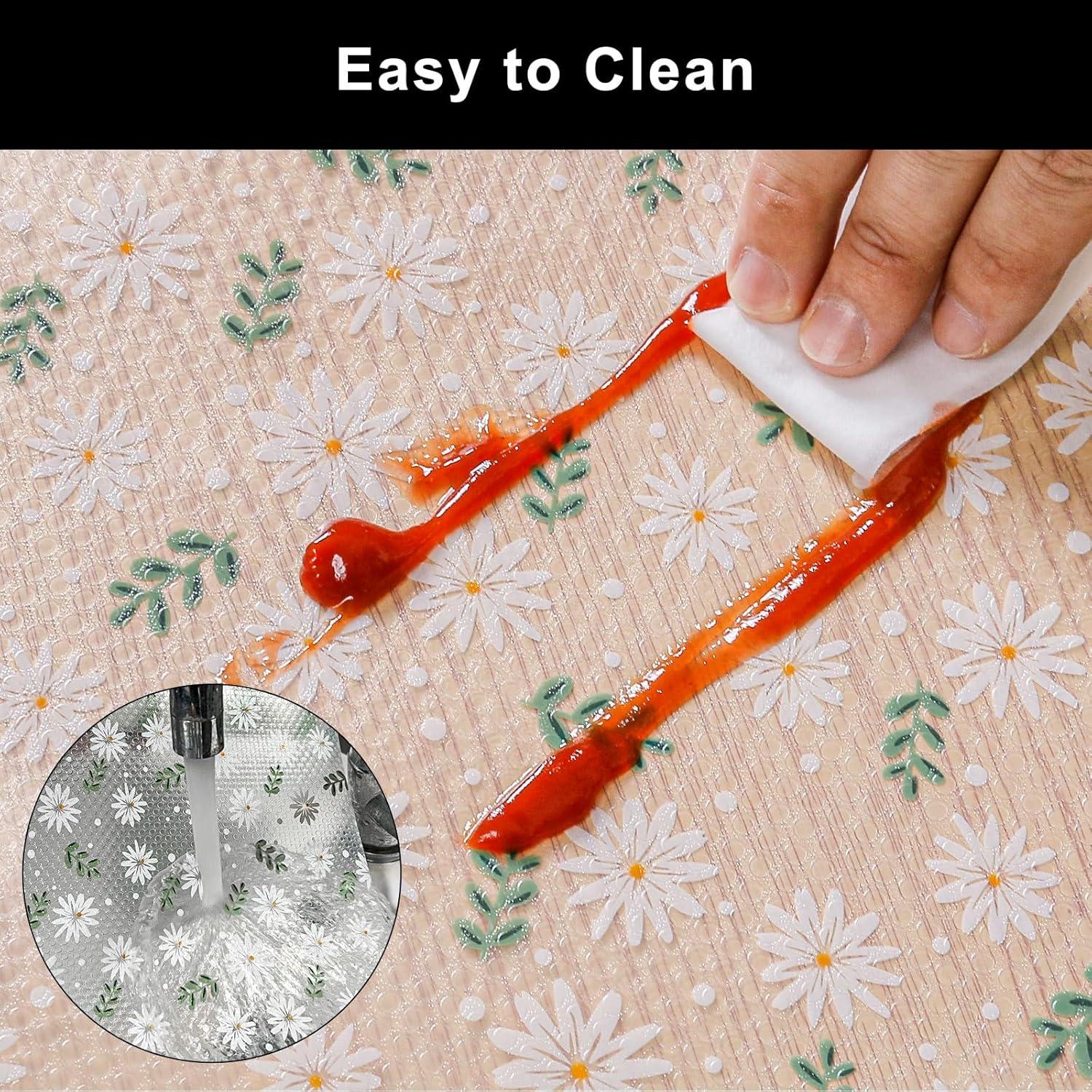 Forro de Estante Cooyes 30x300 cm EVA Antideslizante Floral