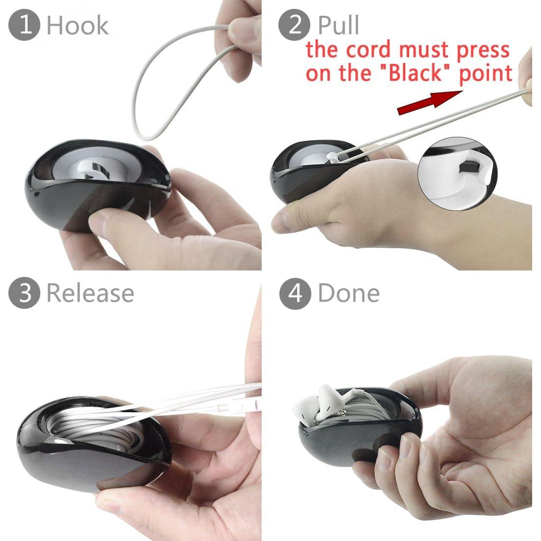 Caja de Almacenamiento para Auriculares in-Ear Geekria - 3 Piezas