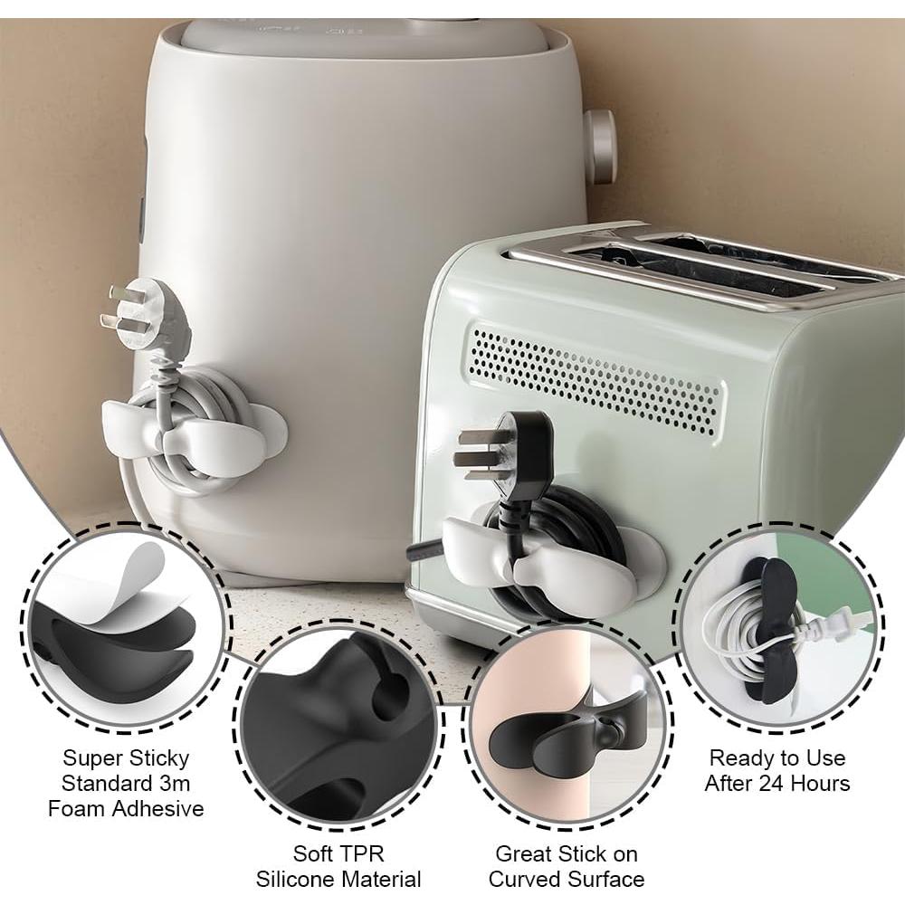 Organizador de Cables Eosraffa para Electrodomésticos - 4PCS