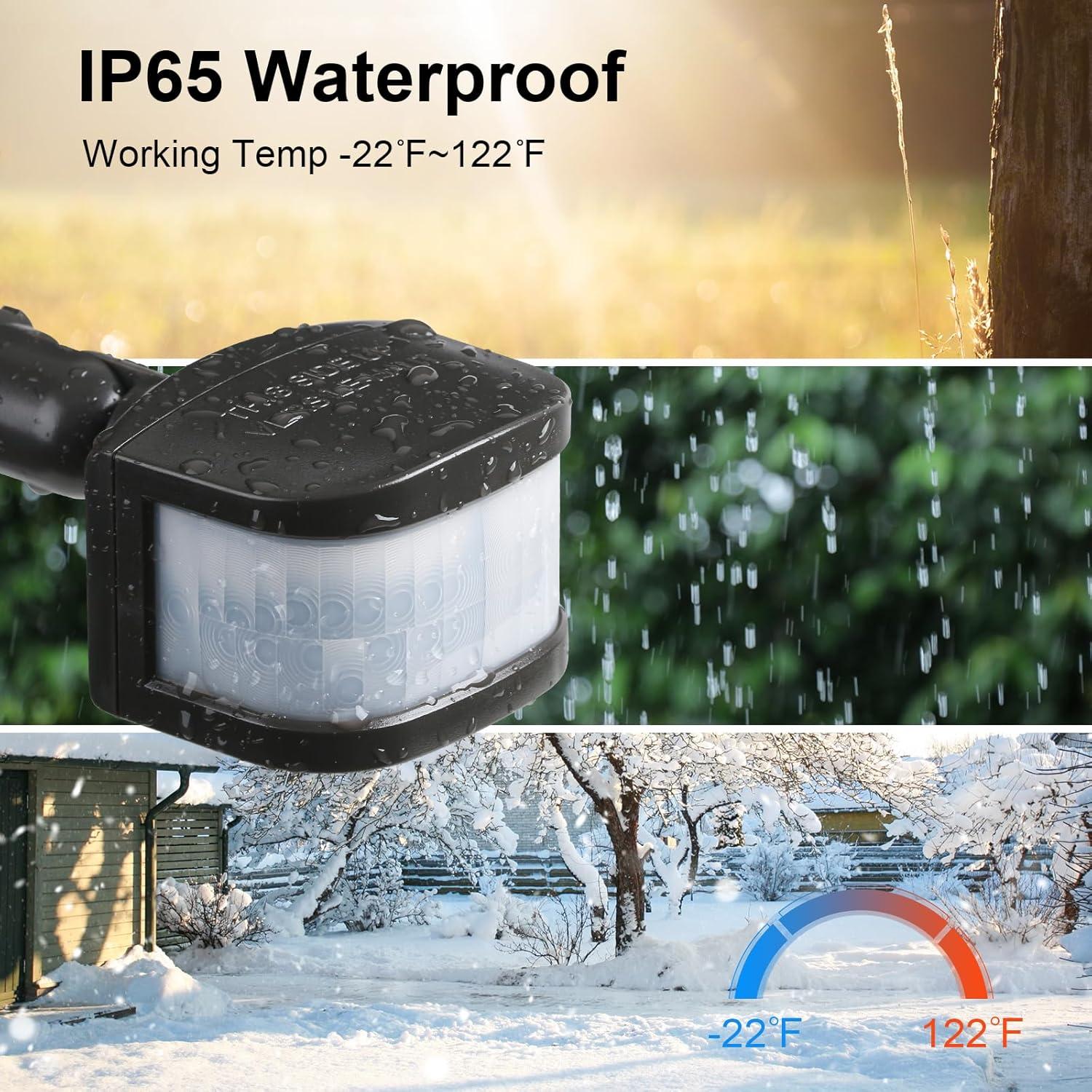 Sensor de Movimiento Treewell TMDL240A 240° 60 Pies Ajustable