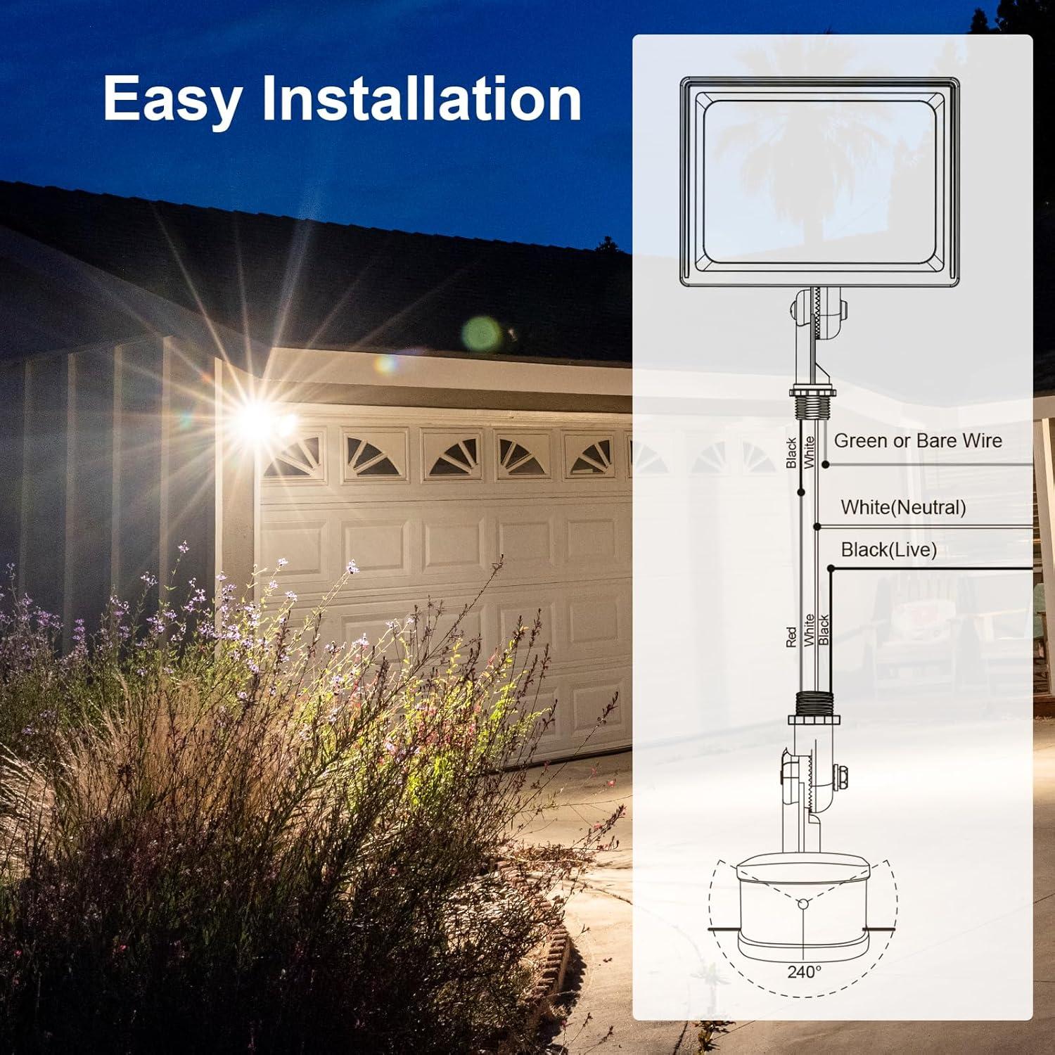 Sensor de Movimiento Treewell TMDL240A 240° 60 Pies Ajustable