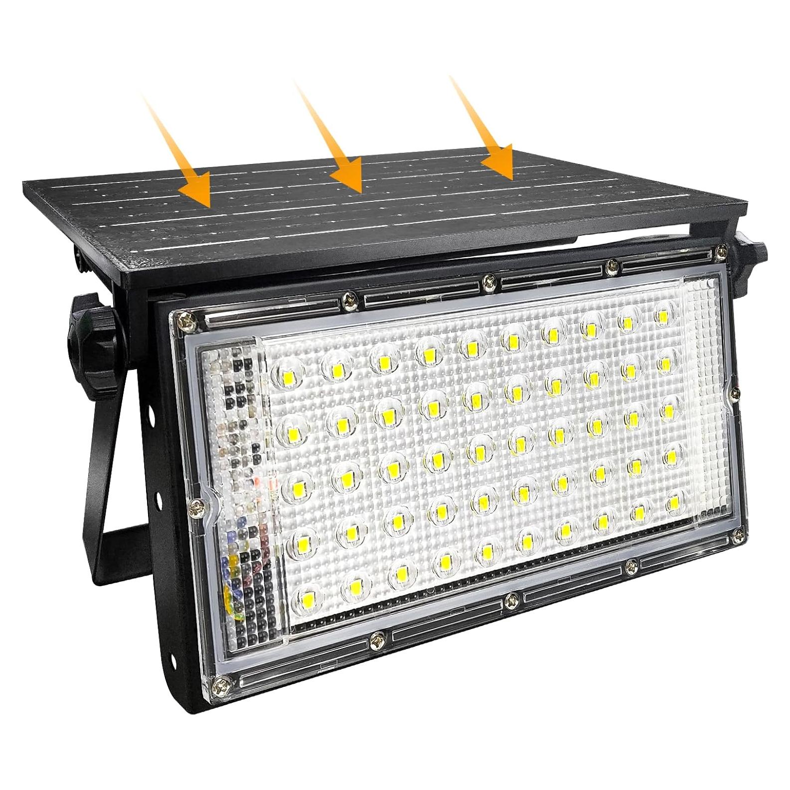 Foco Solar LED Inundación 50W CREATESTAR con Control Remoto
