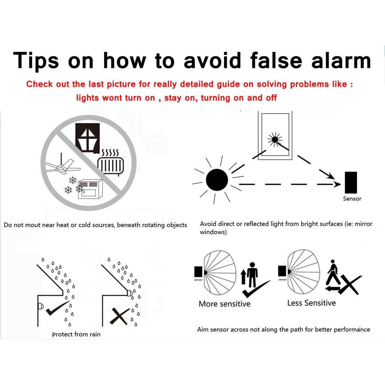 Sensor de Movimiento PIR SENSKY BS010L 12V-30V Ajustable
