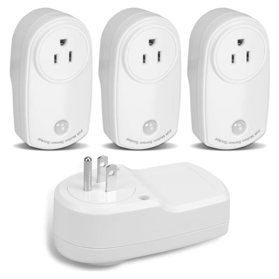 Interruptor de Sensor de Movimiento ZORZA 4Pcs 120V 10A