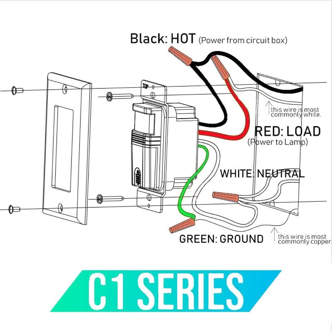 Interruptores de Luz con Sensor de Movimiento EverElectrix - Paquete de 4