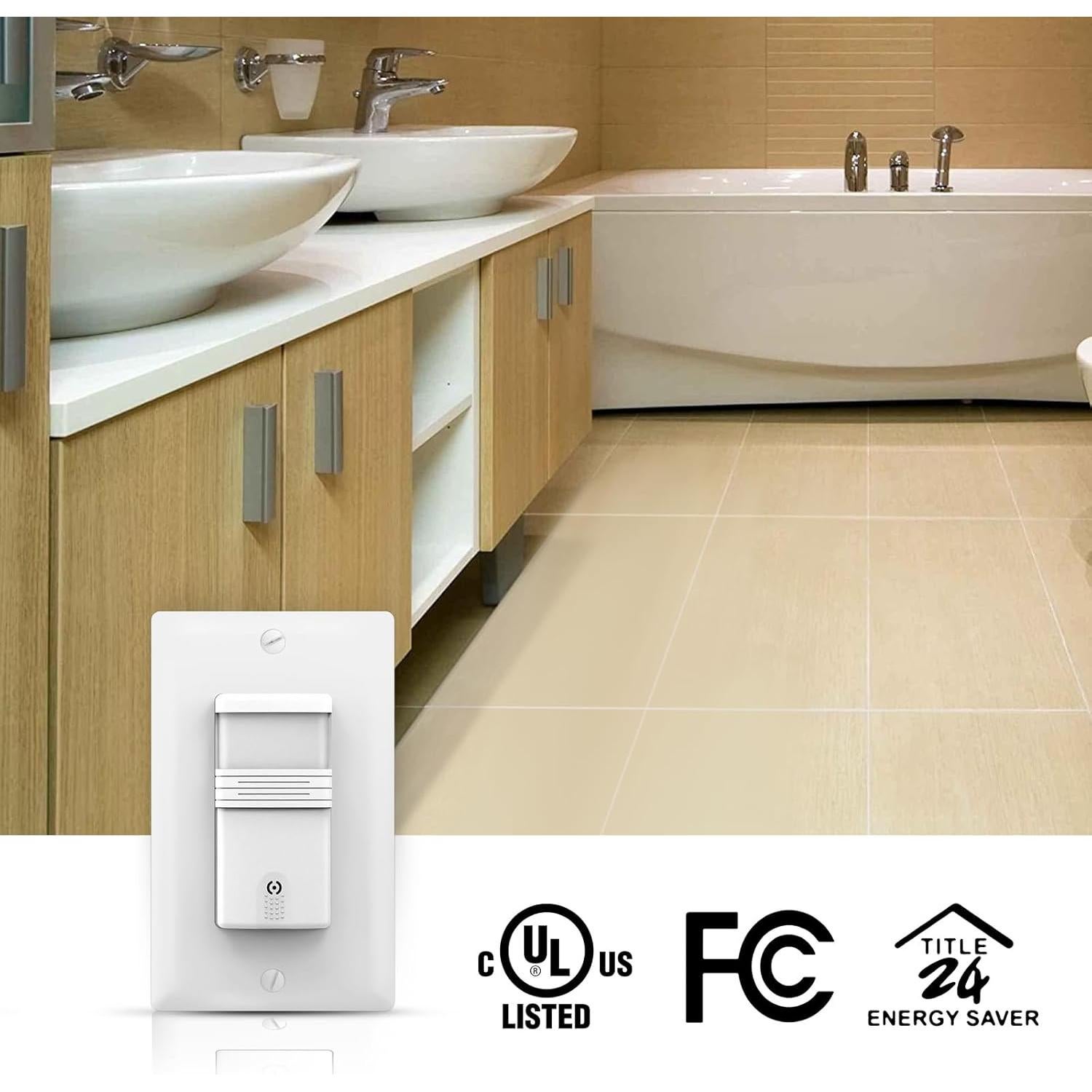 Interruptor de Luz de Movimiento ECOELER 10 Pack PIR 600W