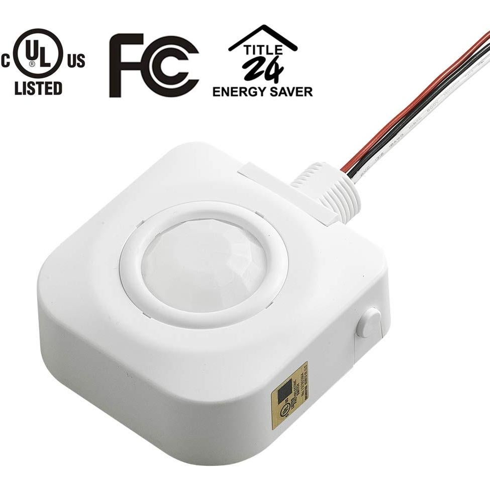 Interruptor de Movimiento ECOELER 360° PIR Techo 120/277VAC