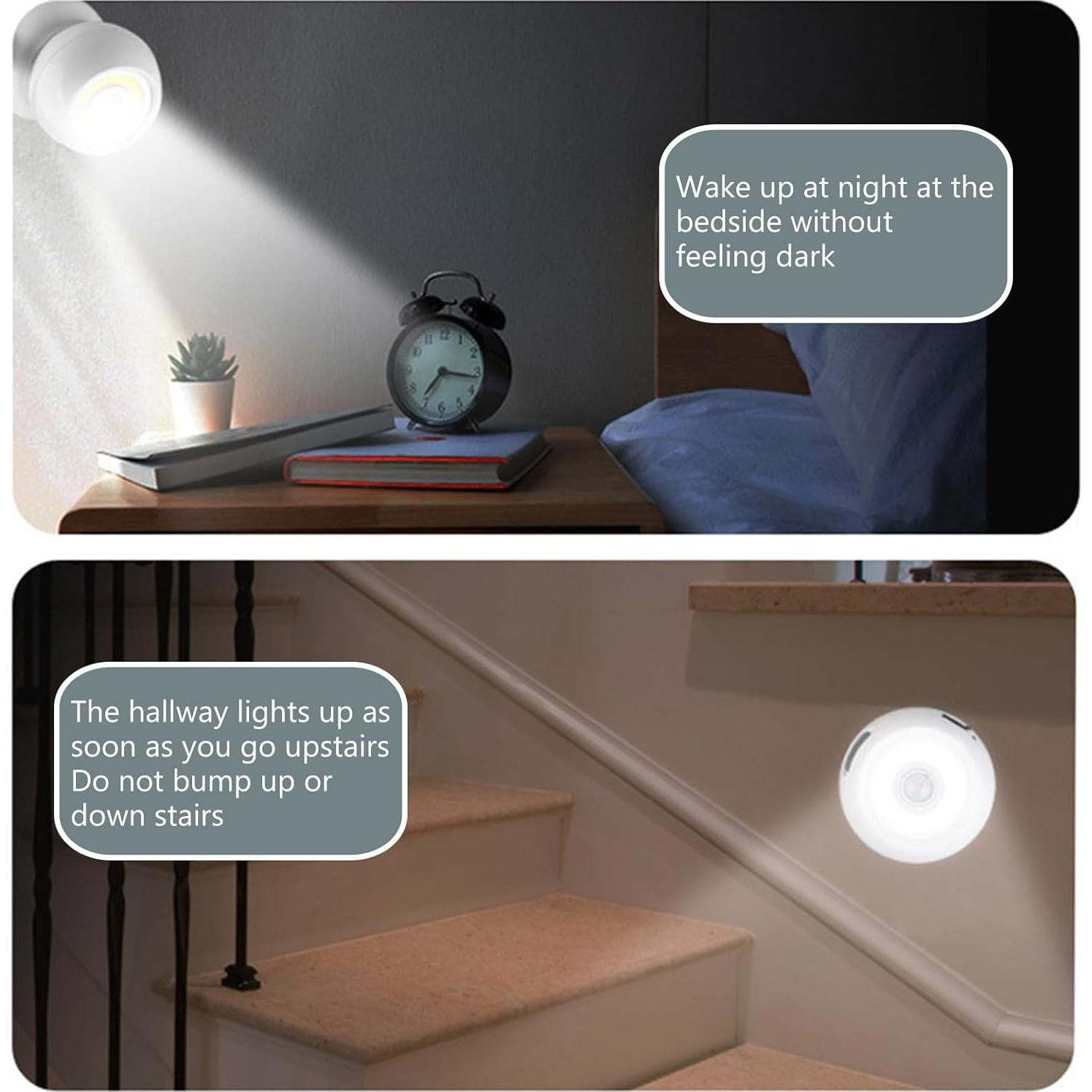 Luces Exteriores LemonBest con Sensor de Movimiento - Paquete de 2