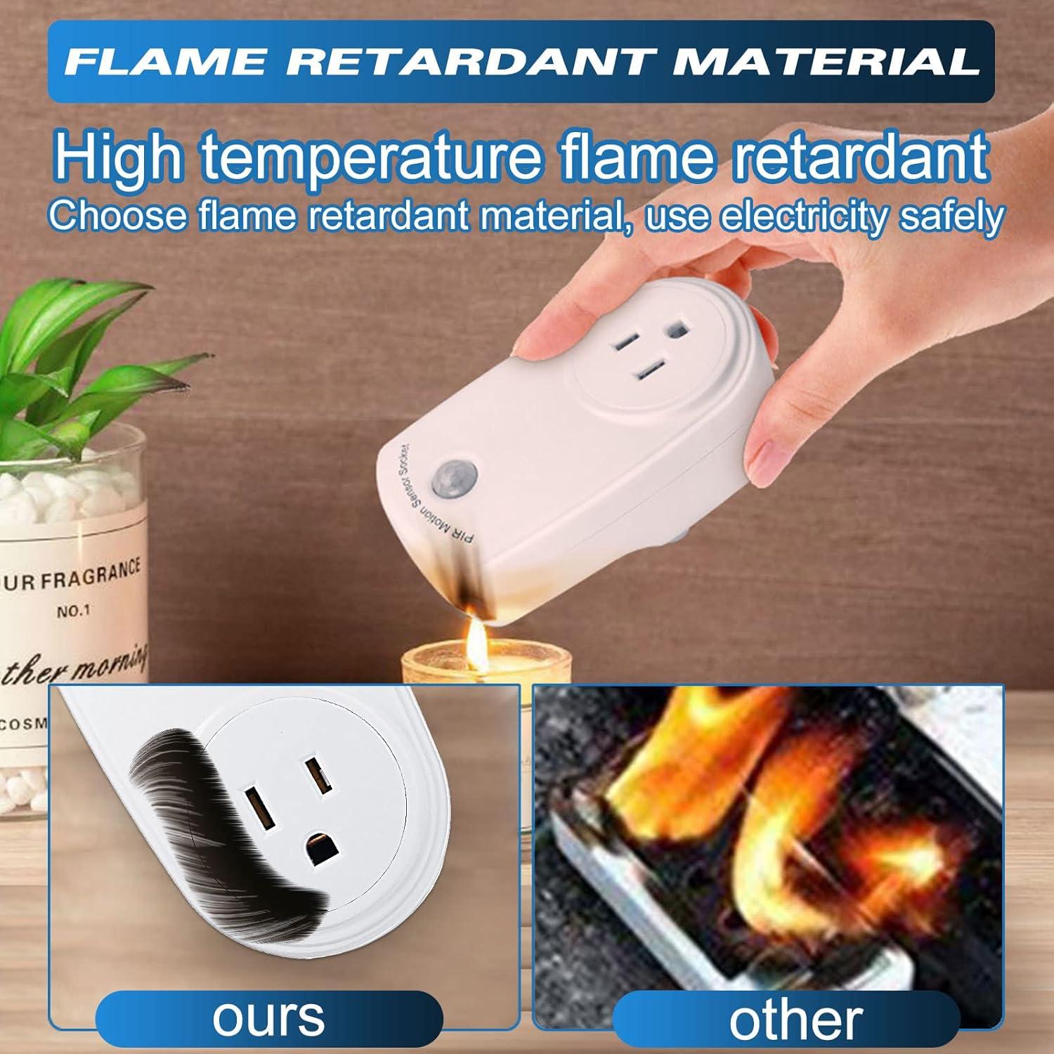 Enchufes con Sensor de Movimiento Macarrie 4 Piezas 120 Grados