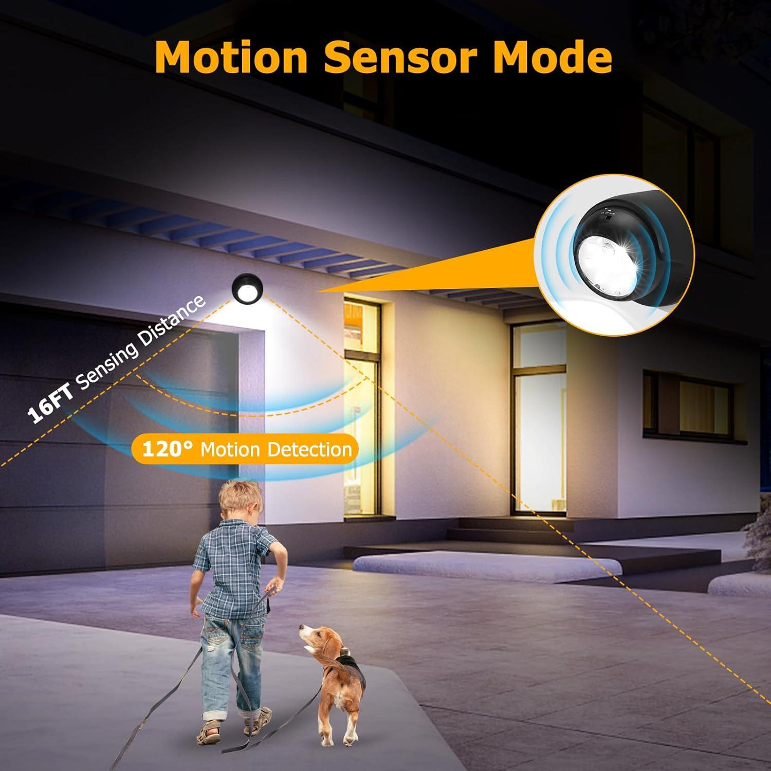 Luz de Sensor de Movimiento Inalámbrica LemonBest 9.1cm