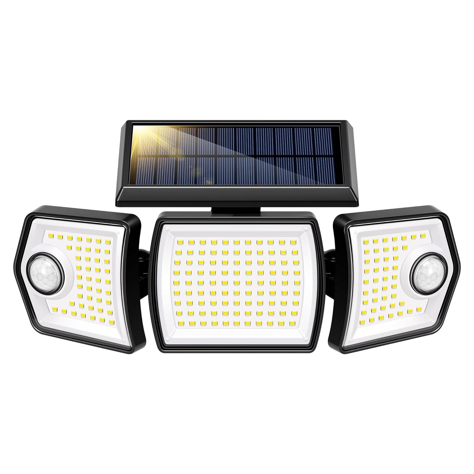 Lámpara Solar de Inundación VIVOHOME con 2 Sensores 2500LM