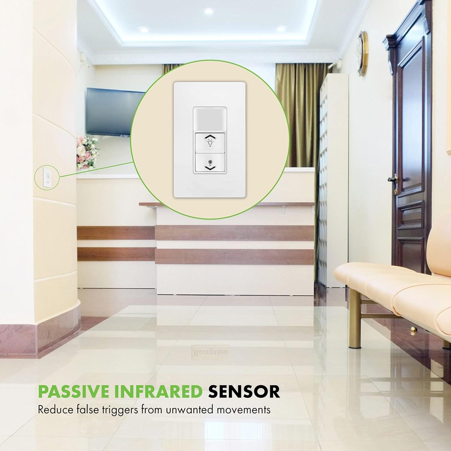 Interruptor Sensor de Movimiento TOPGREENER TDODS5-010 800W