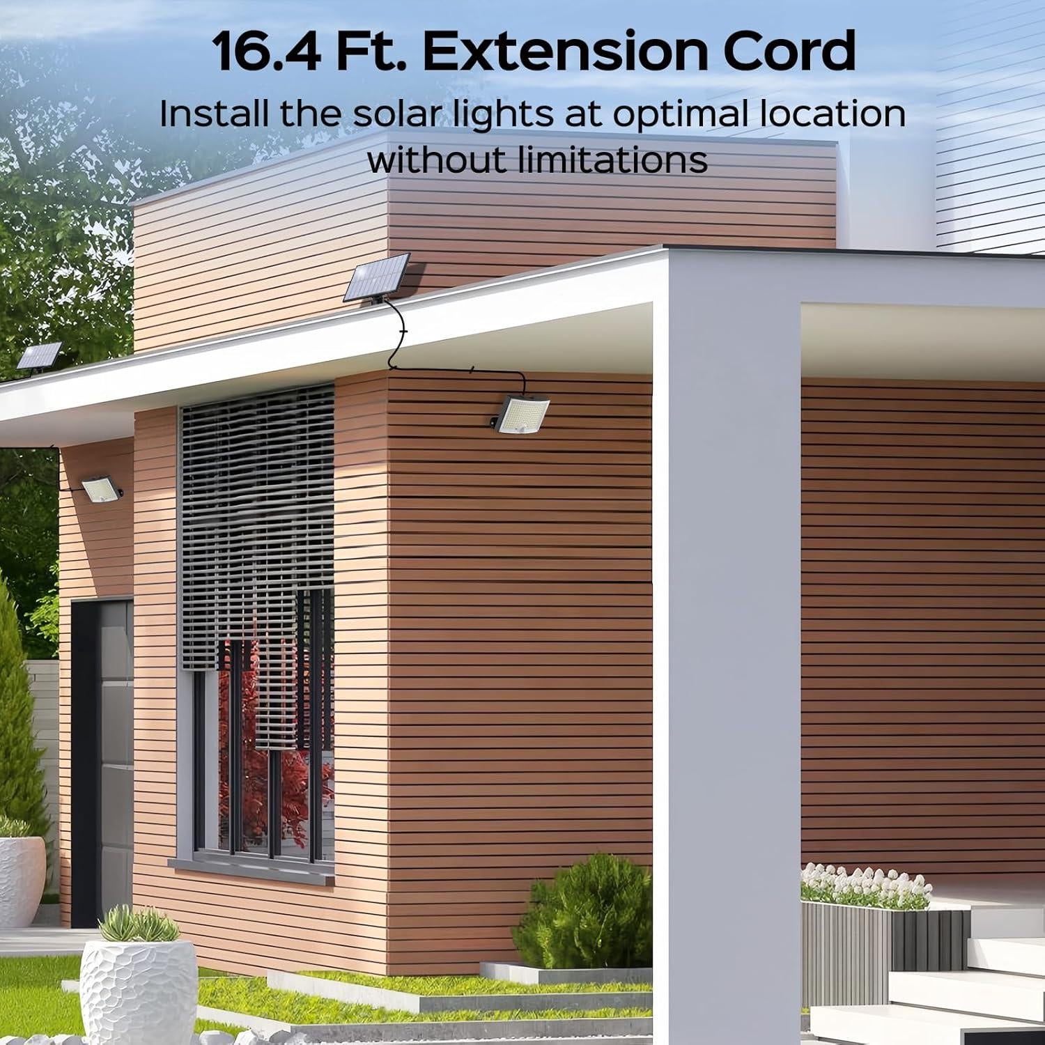 Luces Solares Adiding 202 LEDs con Control Remoto 2 Paquete