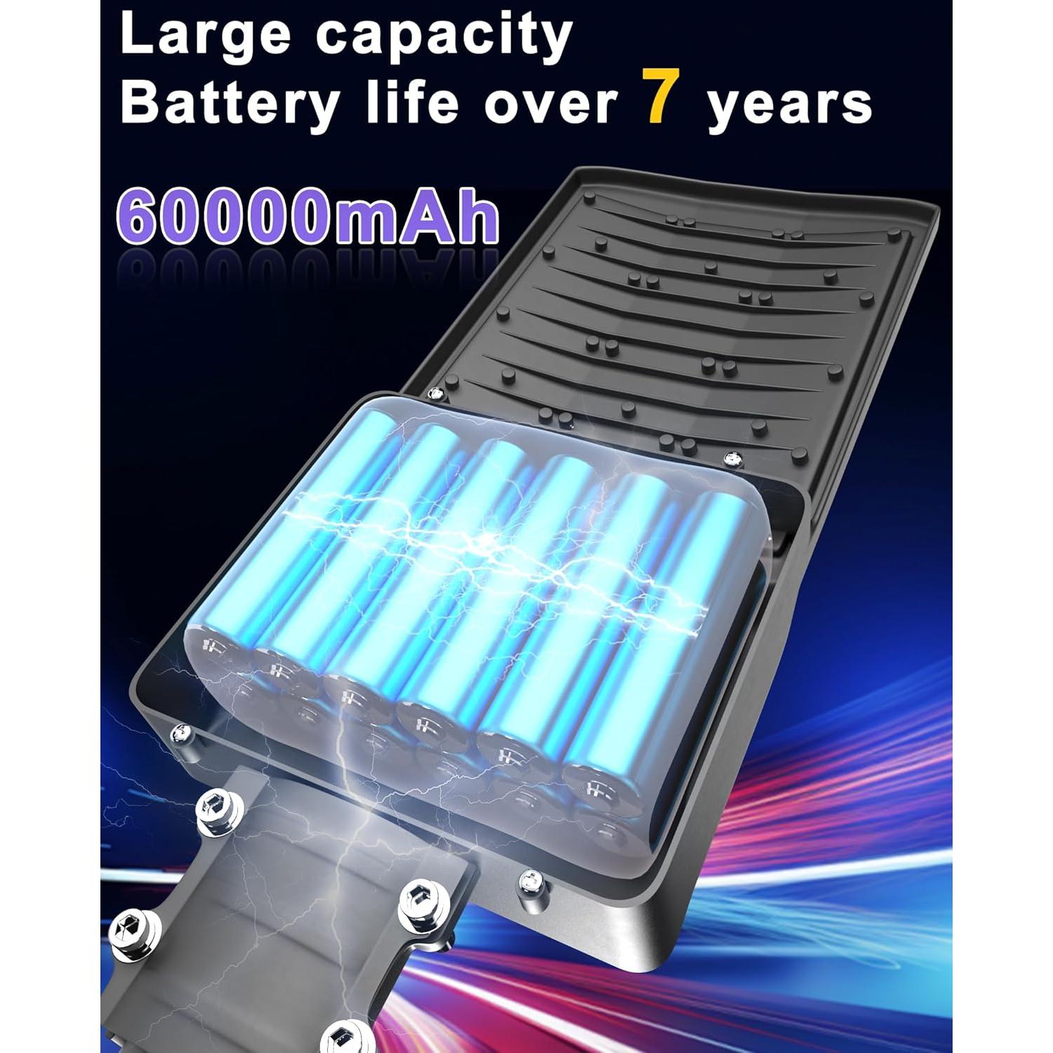 Luces Solares de Calle JAYNLT Y-12000W 6500K IP67 900000LM
