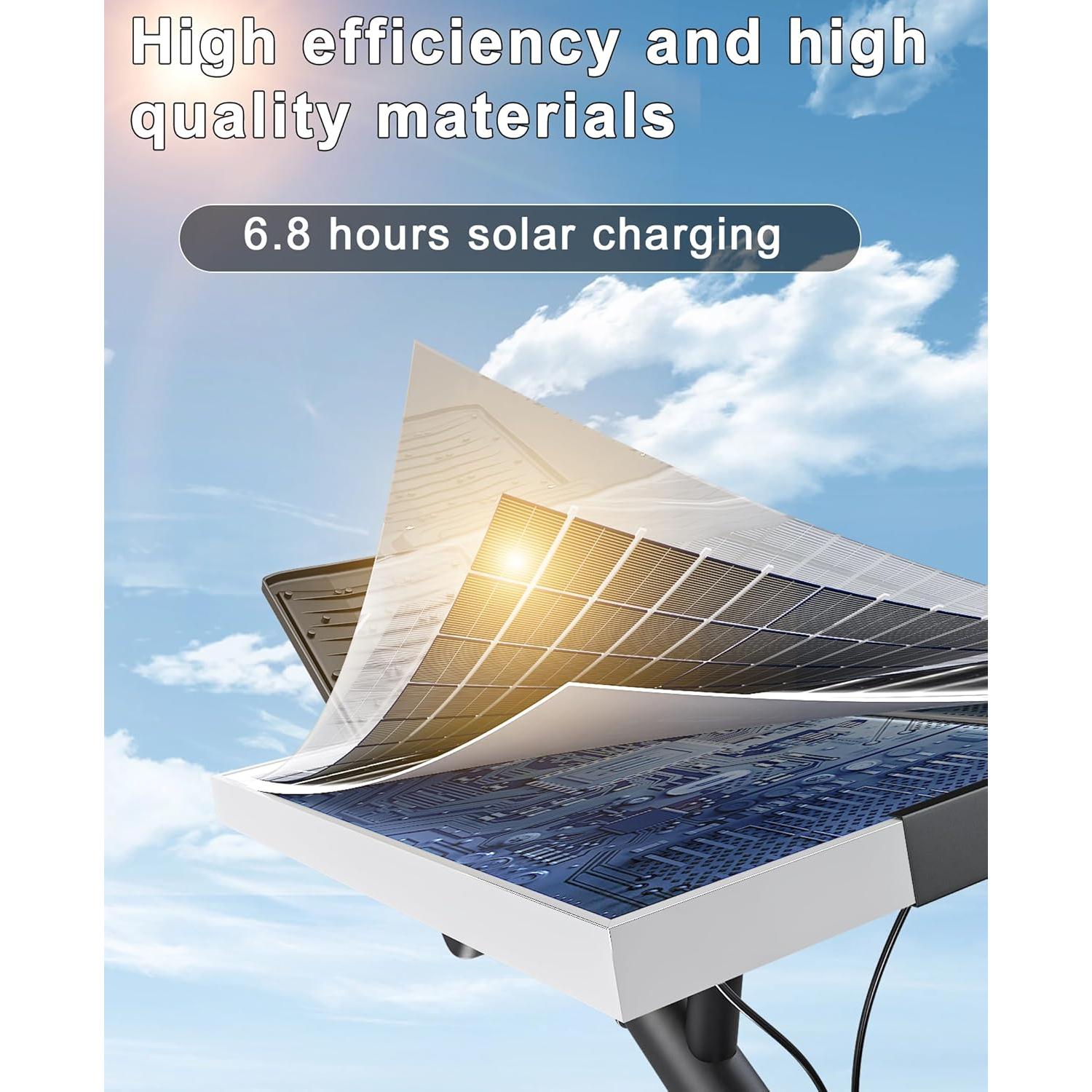 Luces Solares de Calle JAYNLT Y-12000W 6500K IP67 900000LM