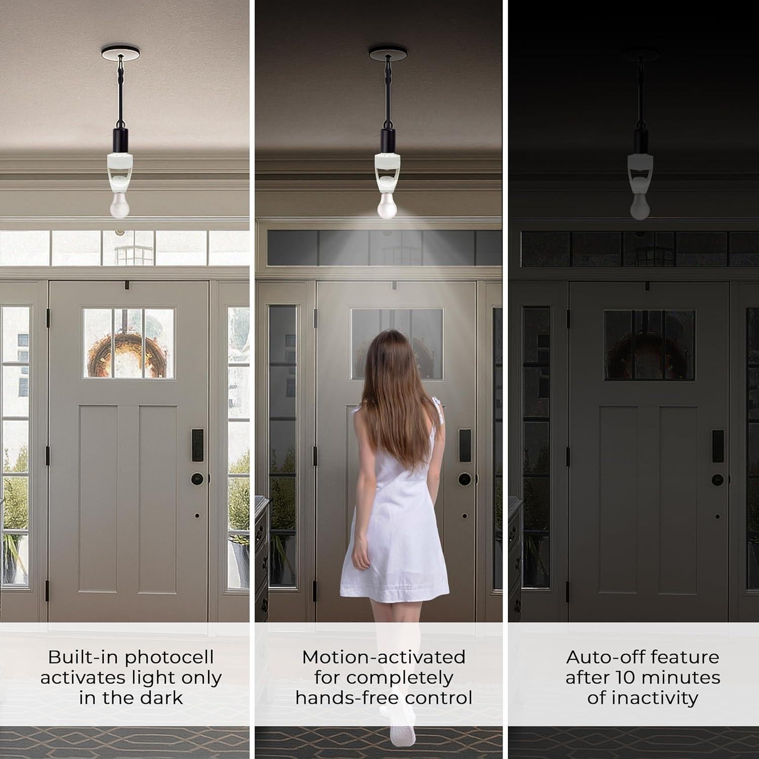 Adaptador de Socket de Luz Touch & Glow con Sensor 360°