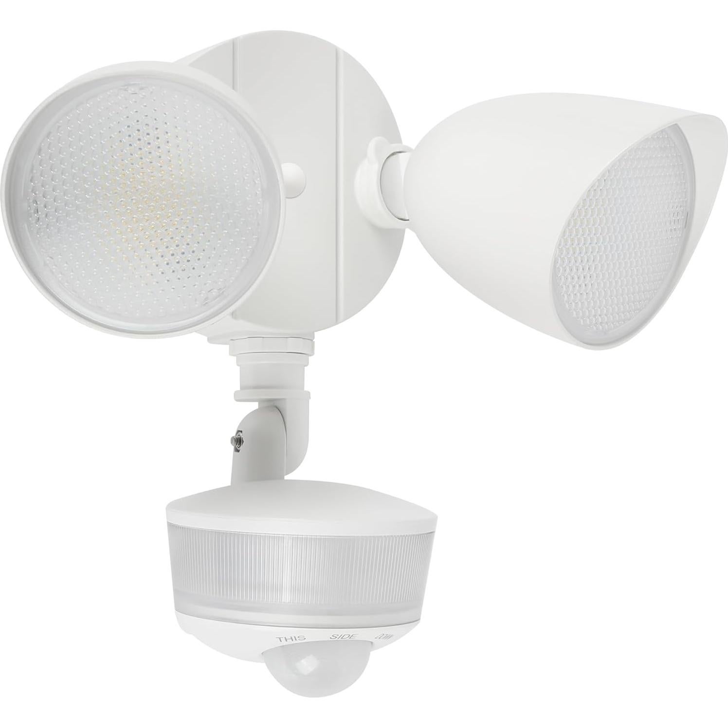 Luz Exterior LED LUTEC 34W con Sensor de Movimiento 3000 Lúmenes