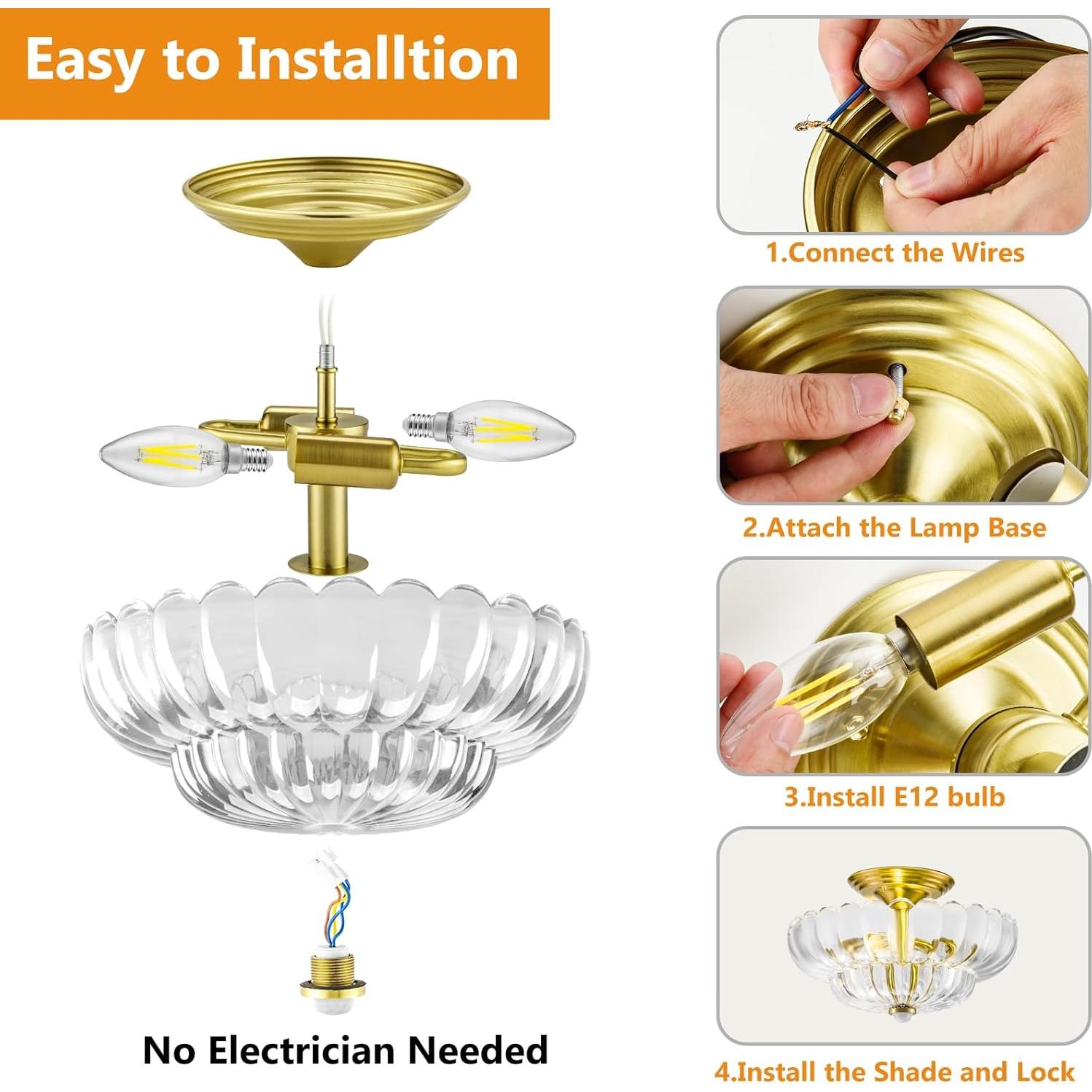 Luz de Techo Exterior con Sensor de Movimiento LMINGHON 30.48 cm
