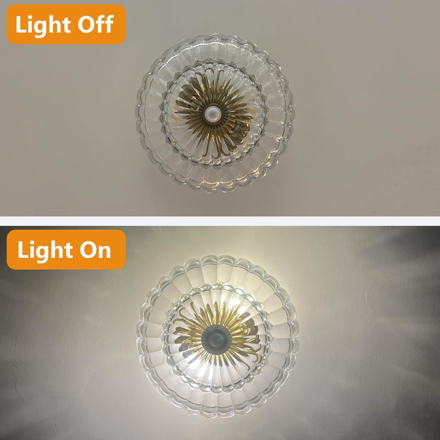 Luz de Techo Exterior con Sensor de Movimiento LMINGHON 30.48 cm