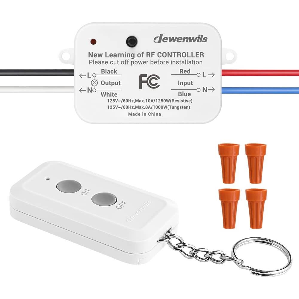 Interruptor de Luz Inalámbrico DEWENWILS HRLS11F 30m