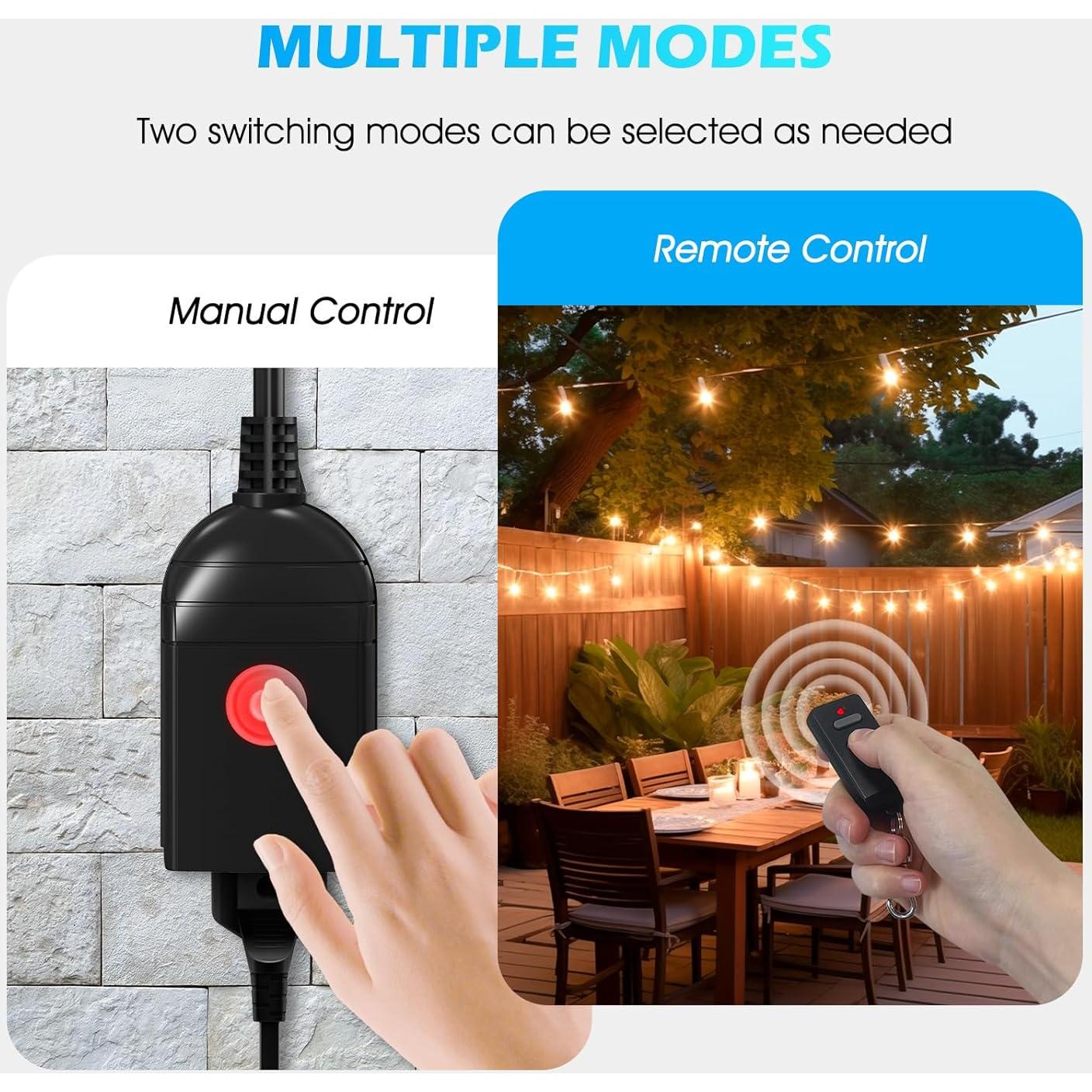 Enchufe Inalámbrico SURNICE con Control Remoto 15A 79.83m