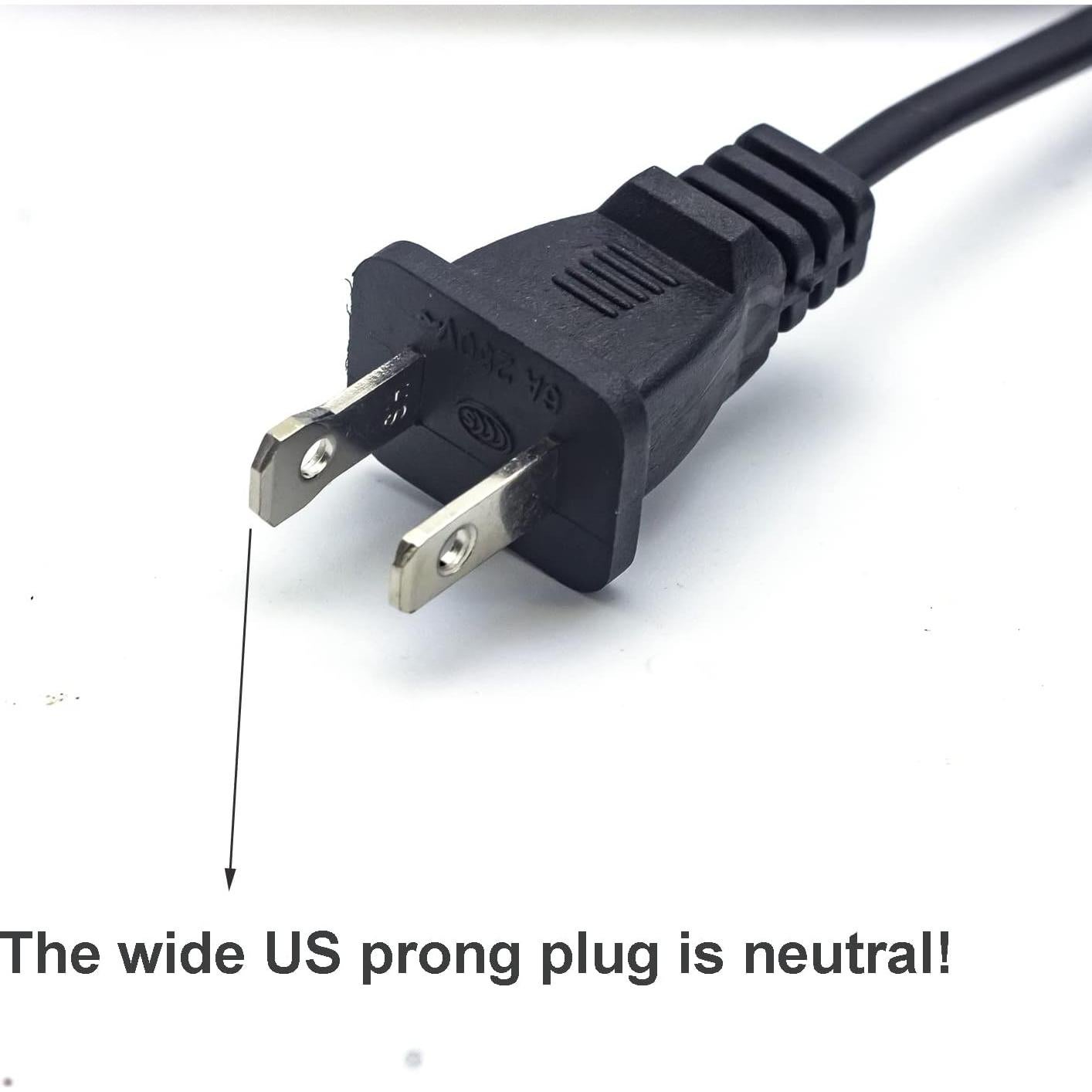 Cable de lámpara YKOPEO con interruptor y enchufe 1.83m - Paquete de 4