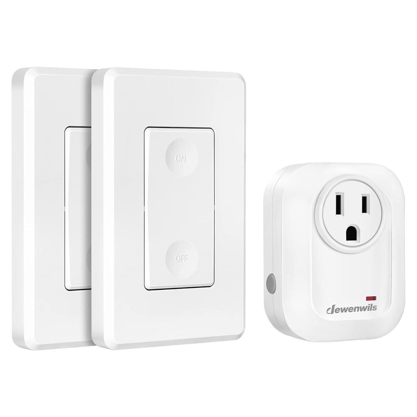 Interruptor de Pared y Enchufe Remoto DEWENWILS 100FT