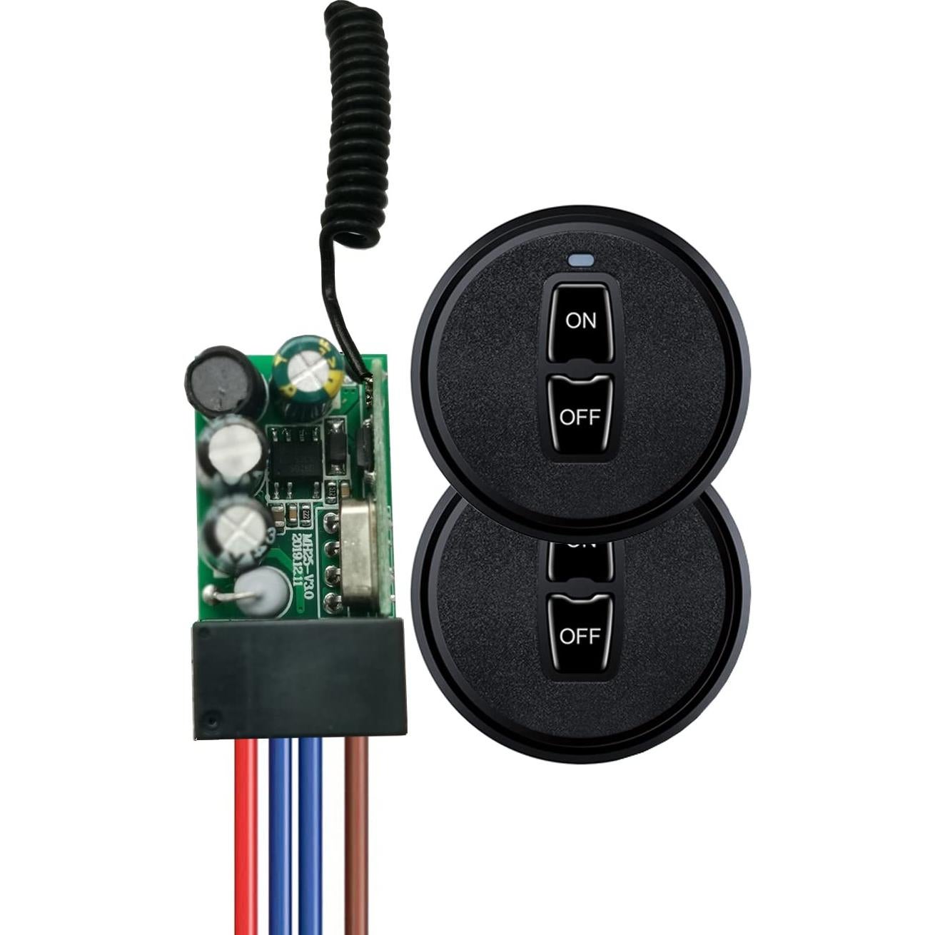 Kit Interruptor Remoto Inalámbrico Meskliu 10A 100m