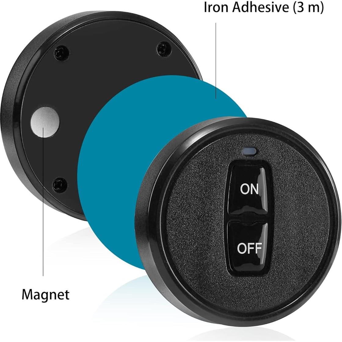 Kit Interruptor Remoto Inalámbrico Meskliu 10A 100m