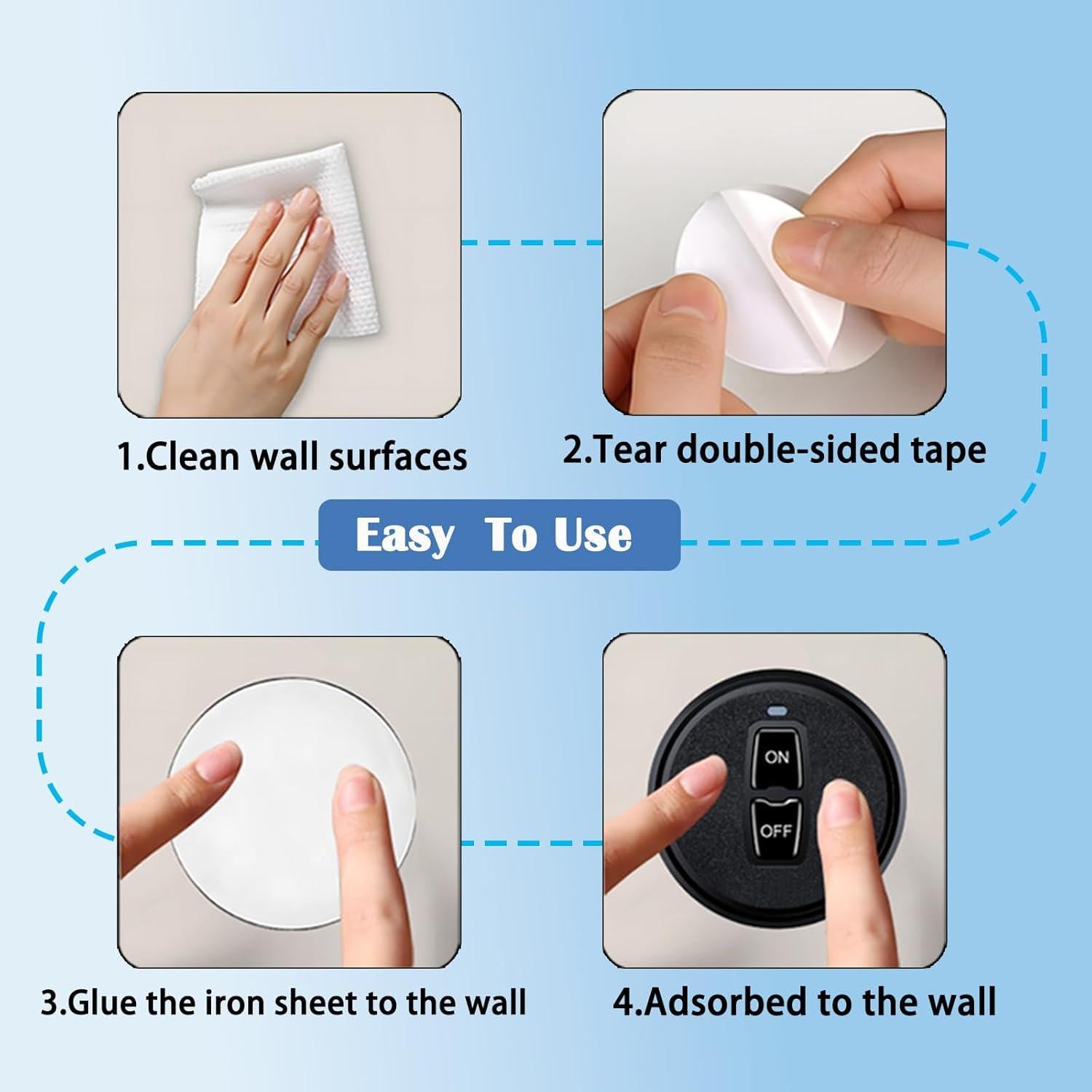 Kit Interruptor Remoto Inalámbrico Meskliu 10A 100m