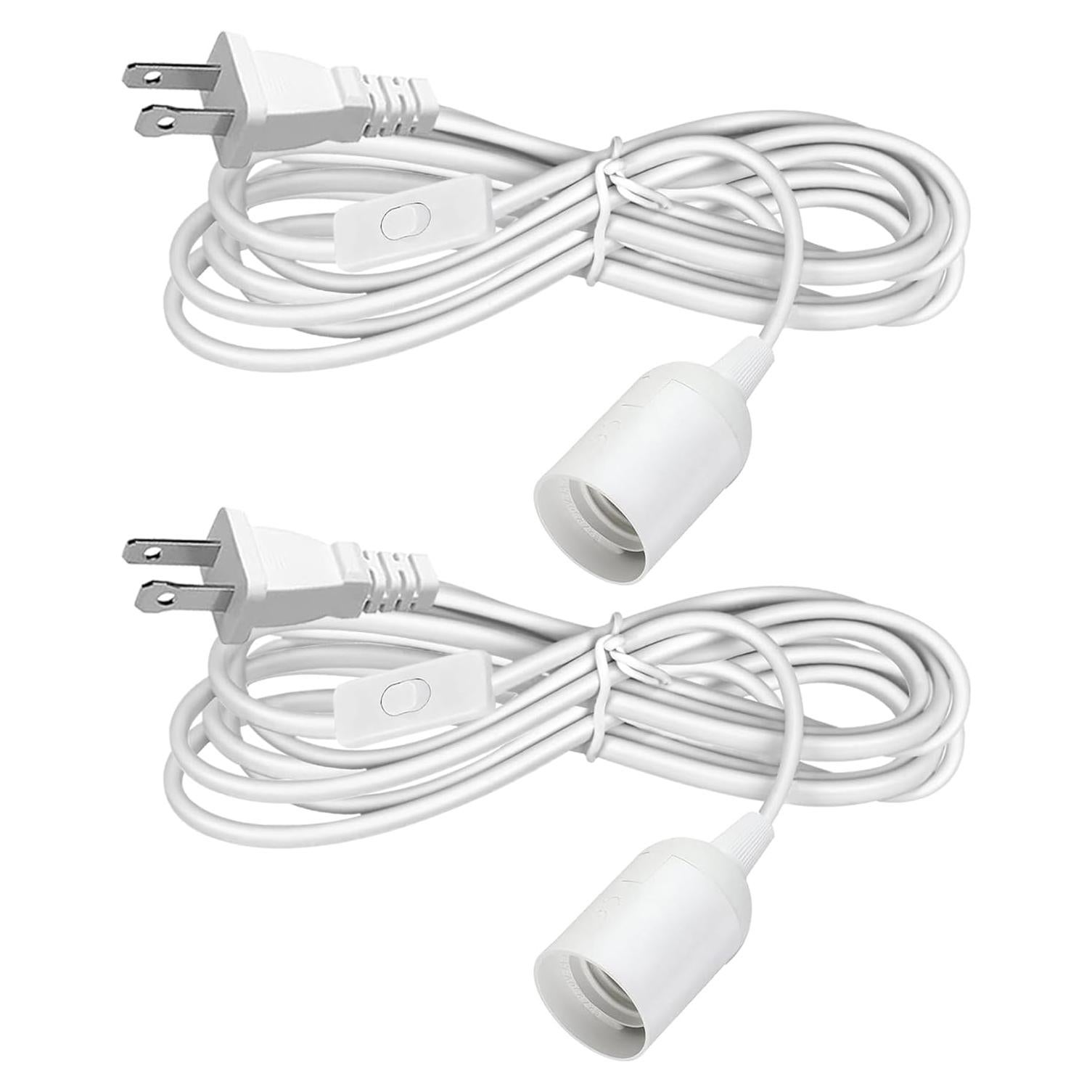 Cordón de Luz Colgante Zarnicy 4.88 m E26/E27 Blanco 2 Paquete