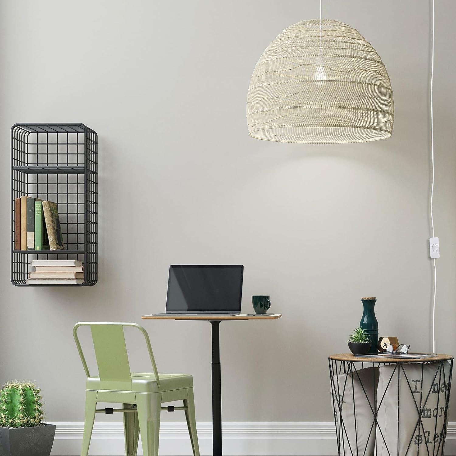 Cable de Extensión Colgante DiCUNO E26 6m con Interruptor - Paquete de 2