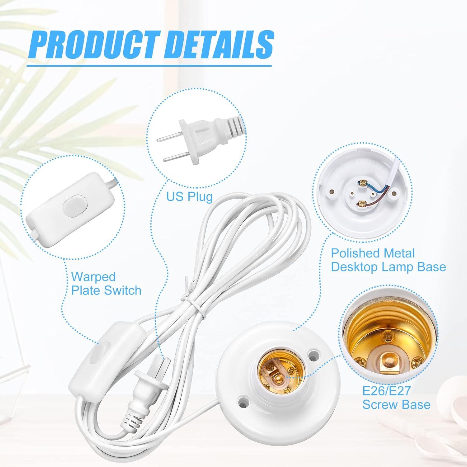 Portalámpara E26/E27 Aroakko 3m con Interruptor 150W