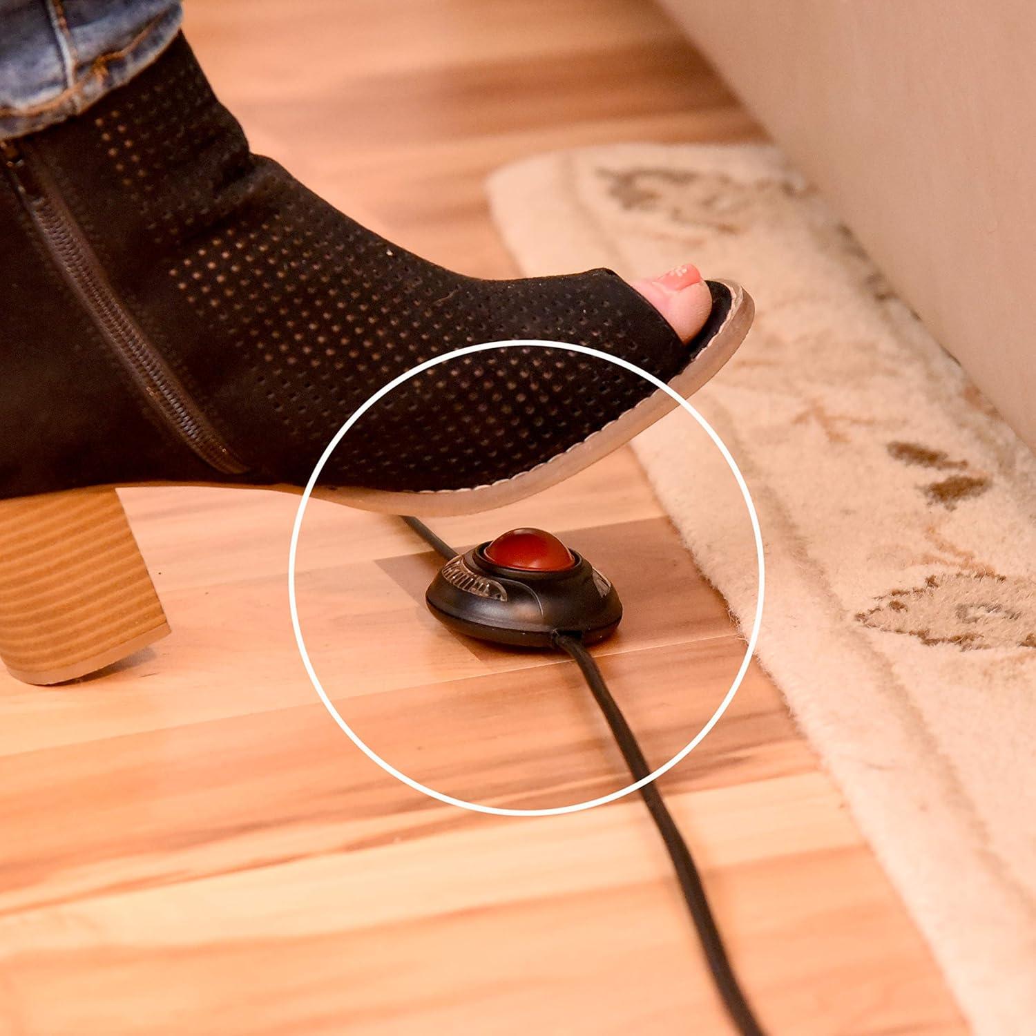 Cable de extensión Electes 2.44m con interruptor de pie y luz