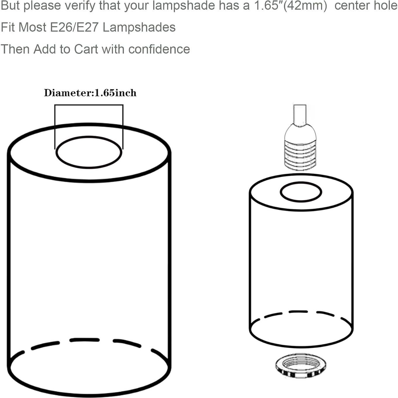 Cordón de Luz Colgante Zarnicy 4.88m E26/E27 Negro 2 Paquete